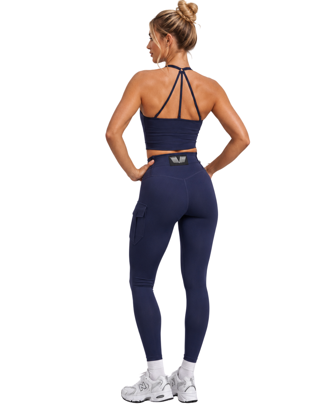 GAVELO Cargo Leggings Dark Navy