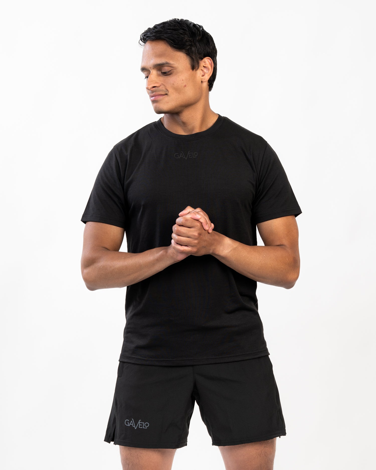 GAVELO Active Tee Black