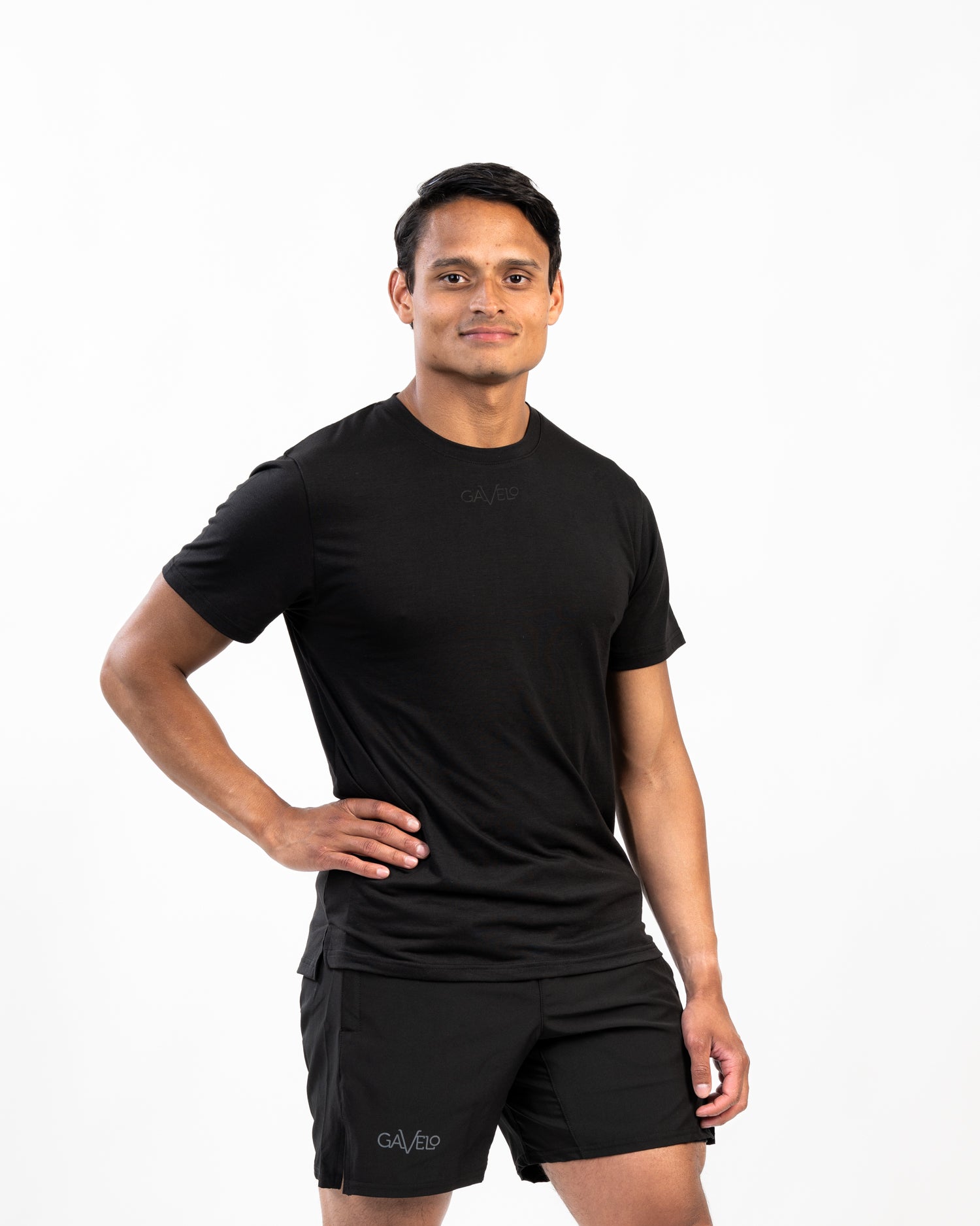 GAVELO Active Tee Black