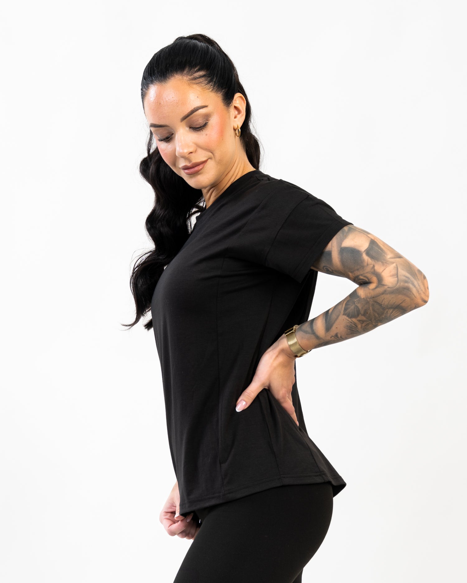 GAVELO Soft performance Tee Black