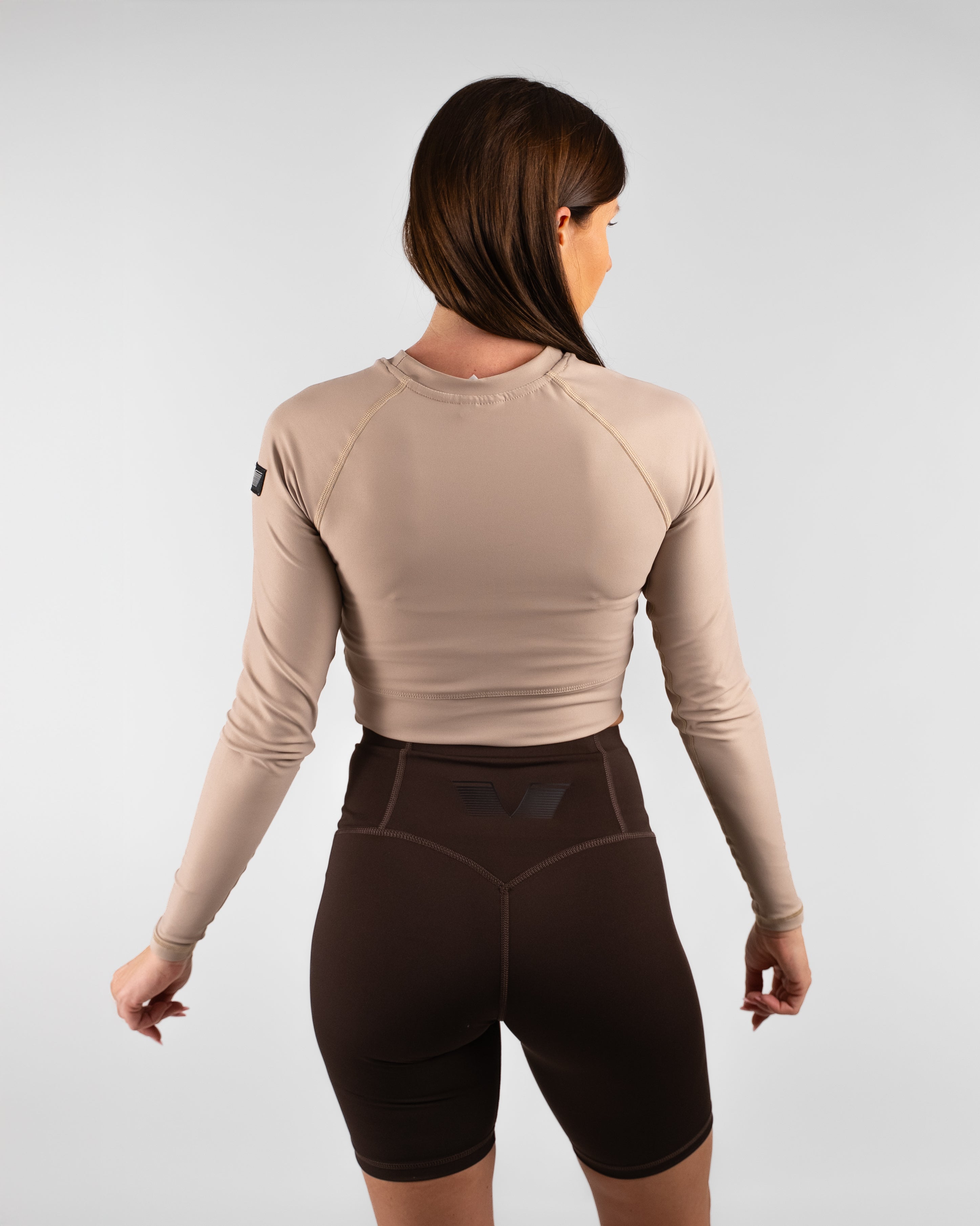 GAVELO Cropped Long Sleeve Sand Dune