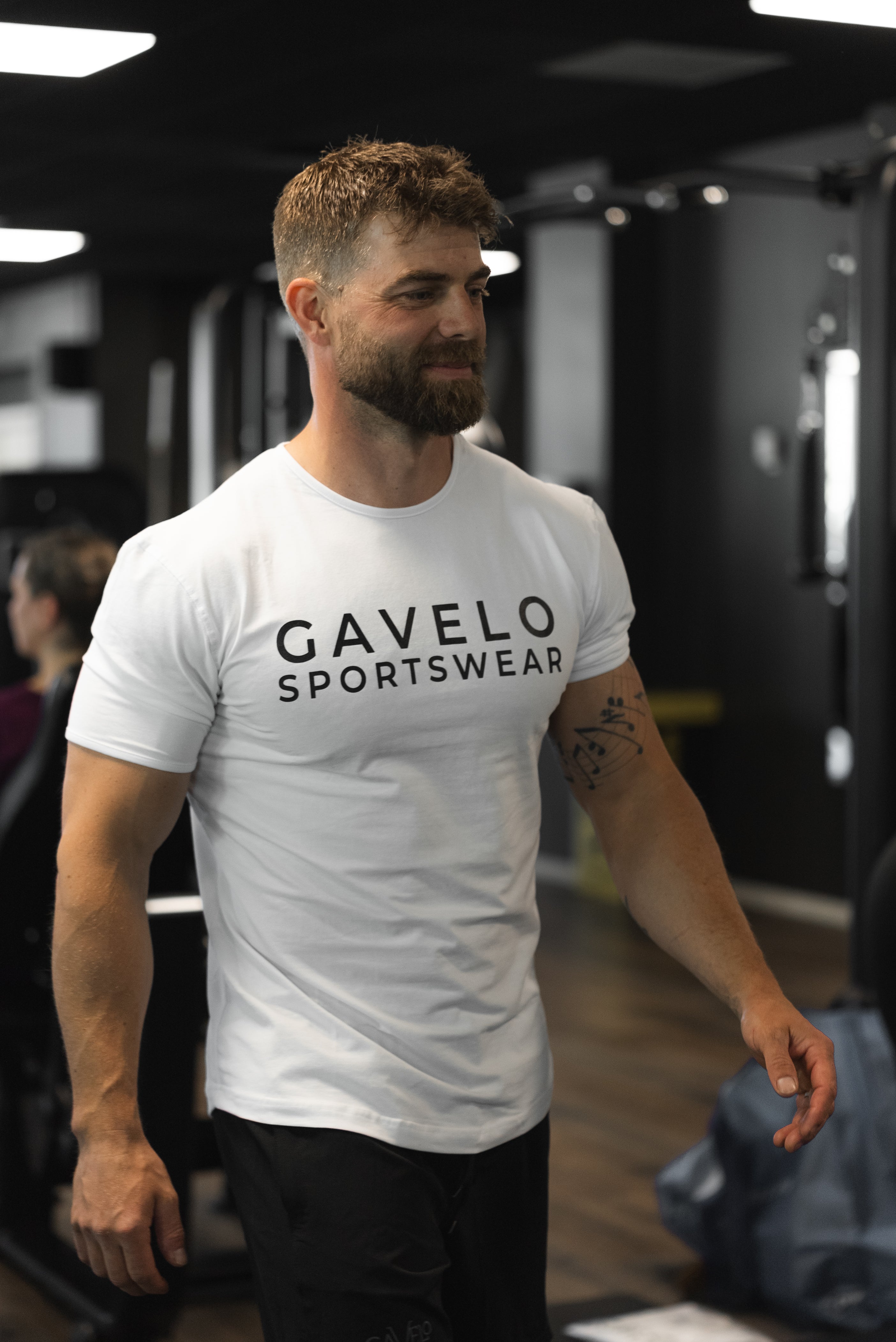 GAVELO Athleisure T-Shirt White
