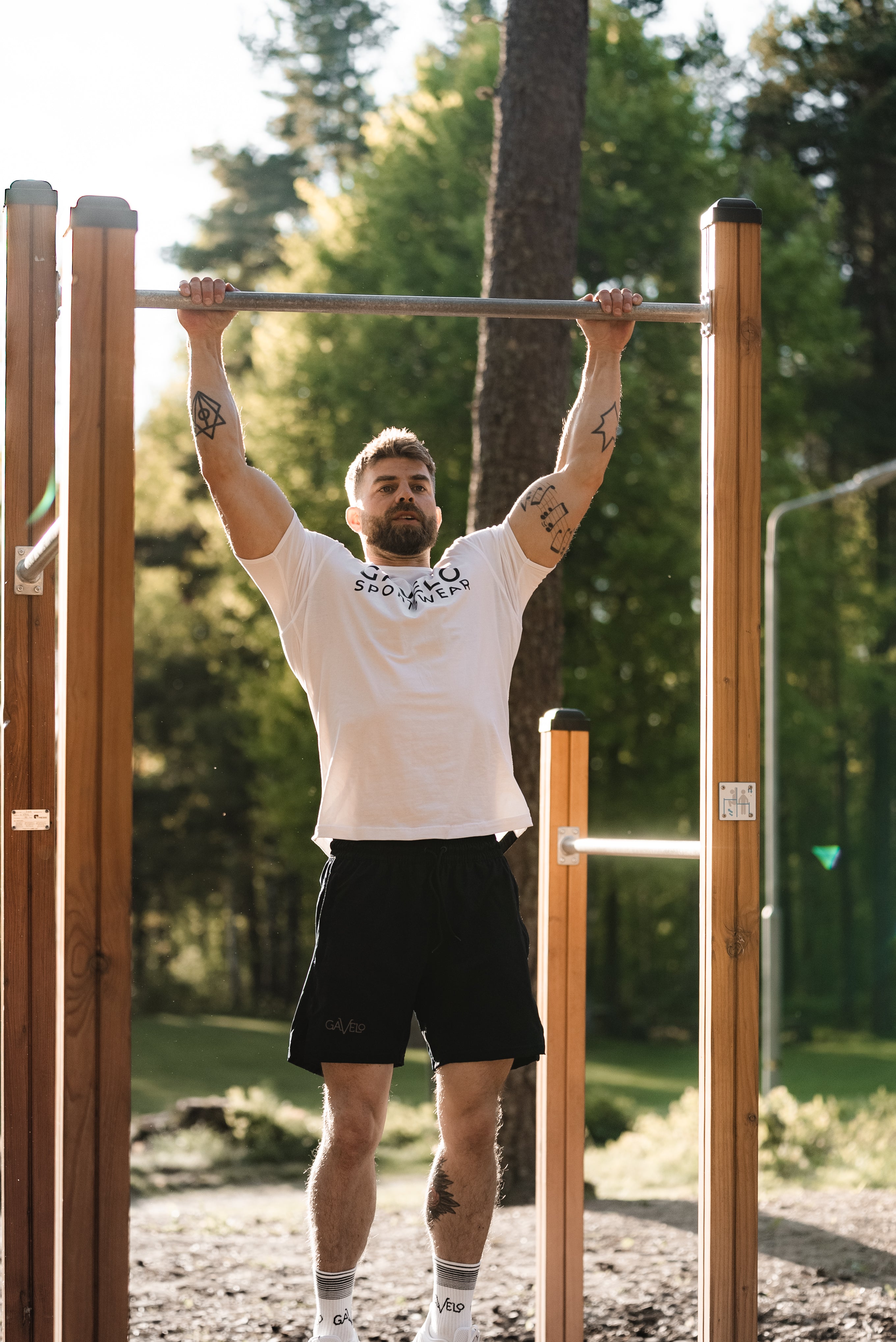 GAVELO Athleisure T-Shirt White