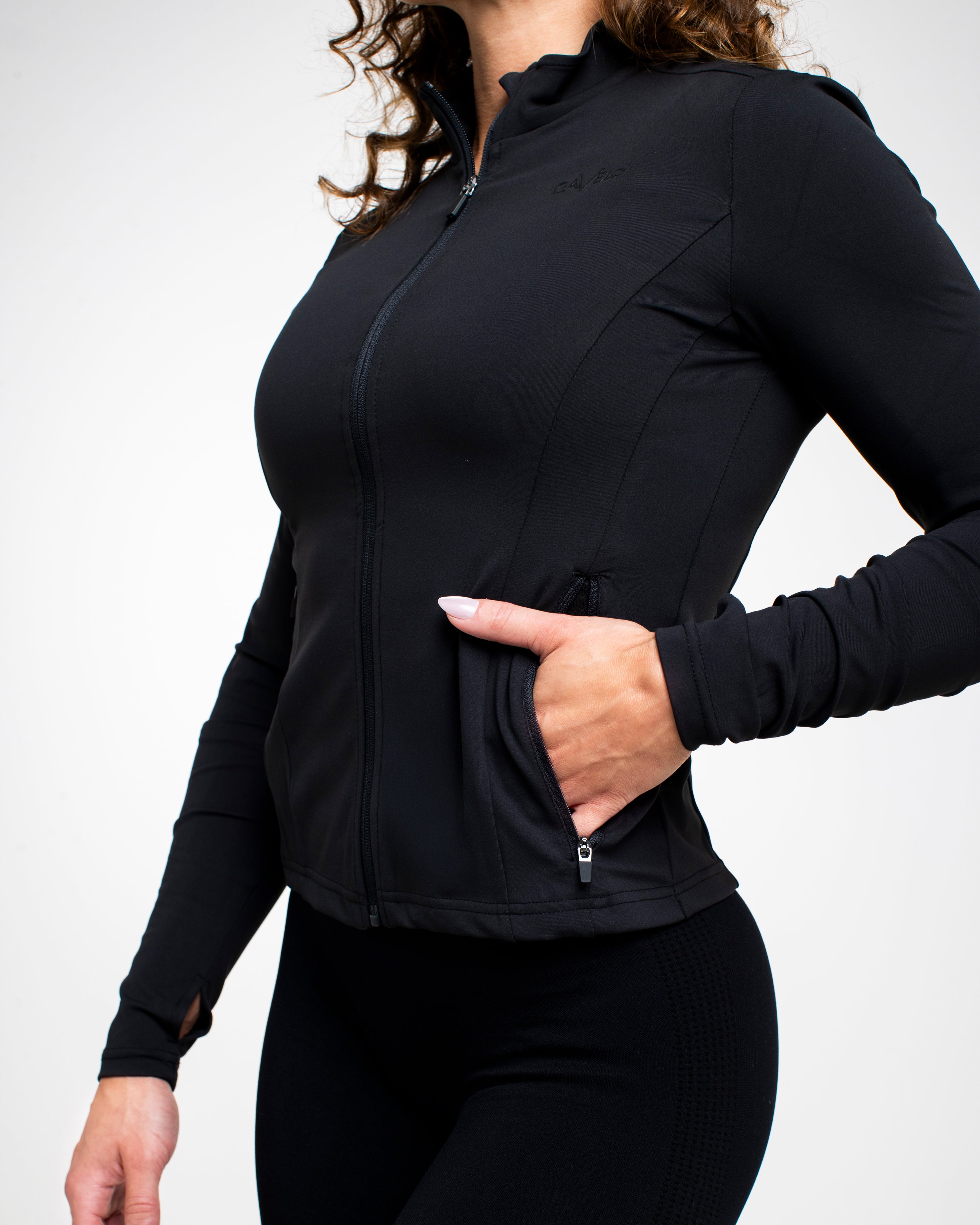 GAVELO Zip jacket Black