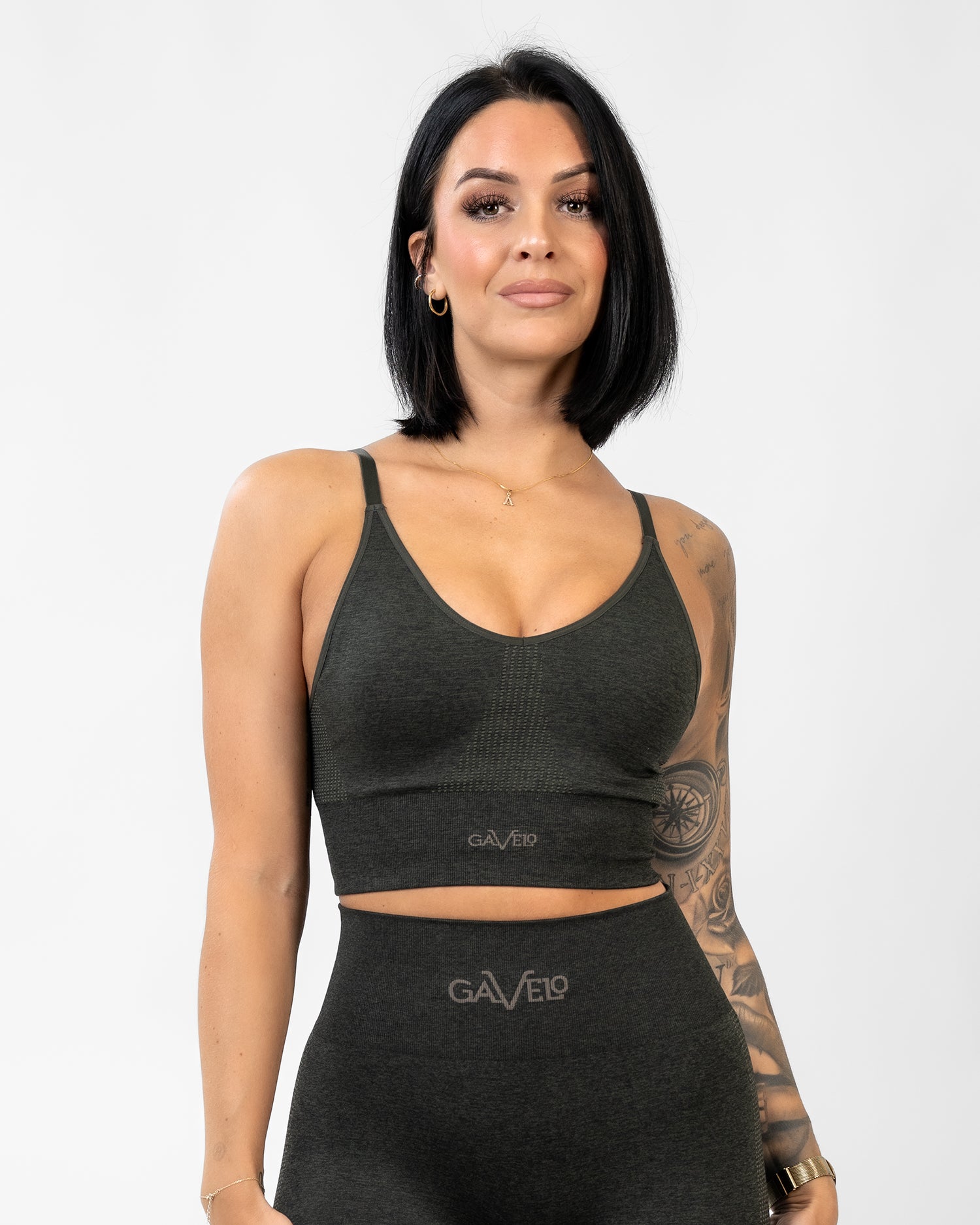 GAVELO Seamless Booster Melange Peat Sport-BH