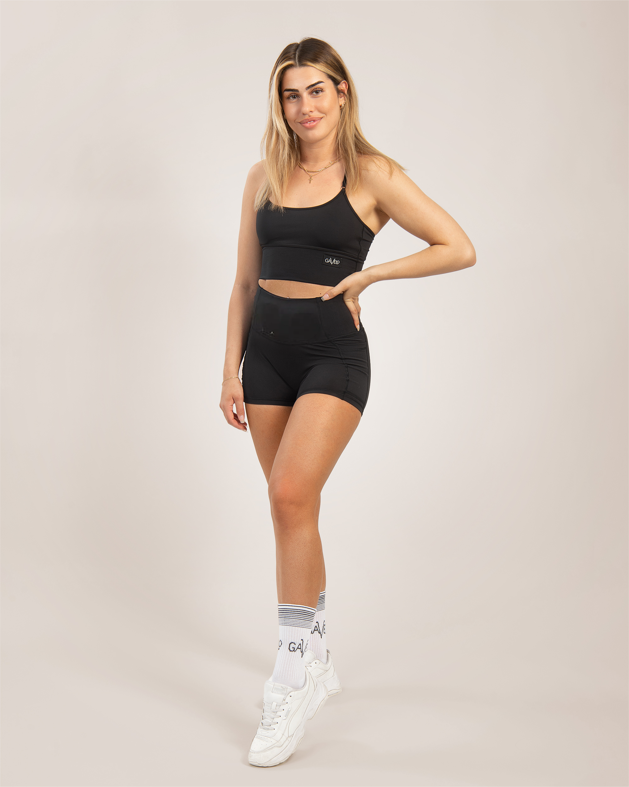 GAVELO Black Pocket Shorts