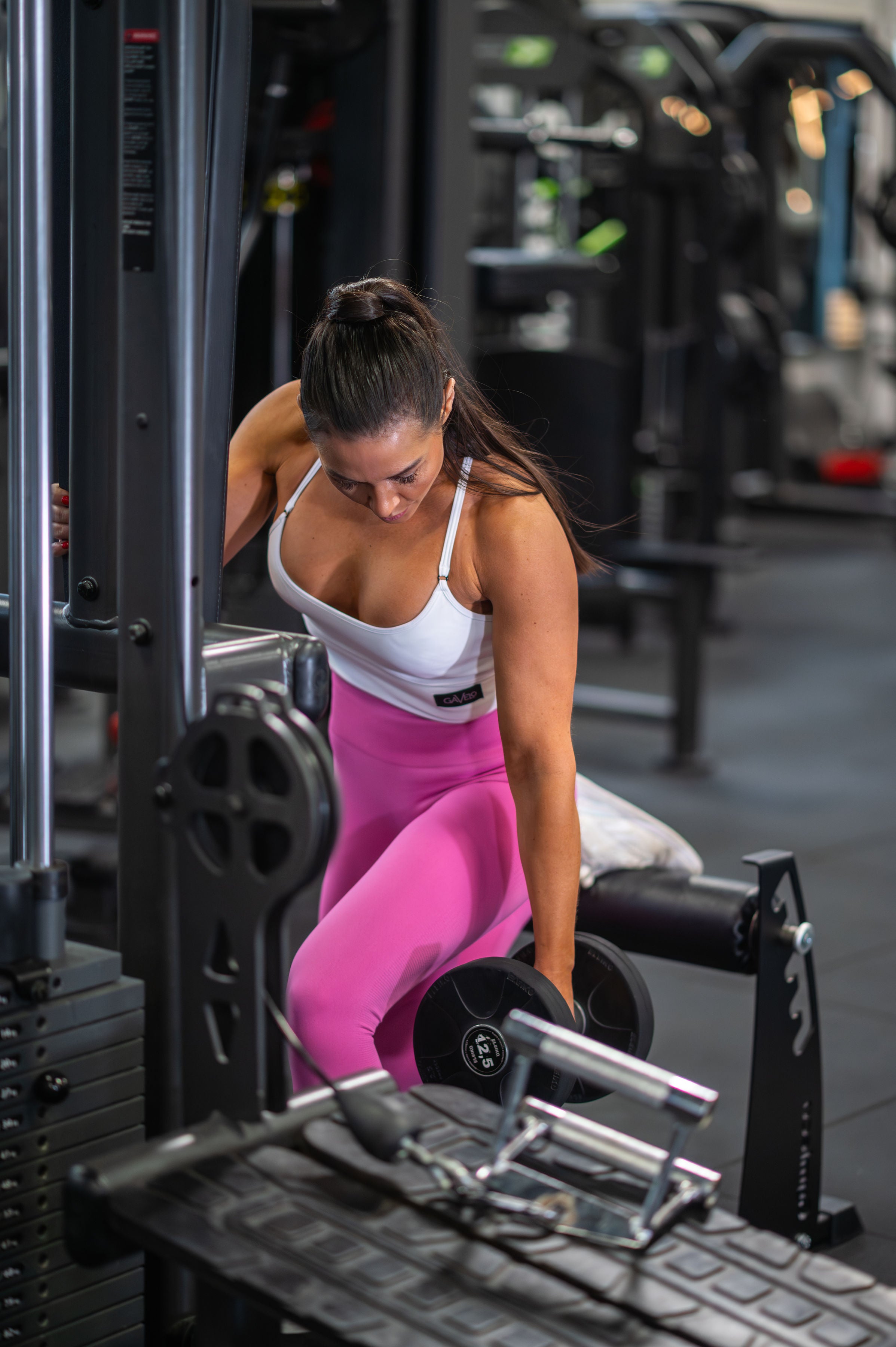 GAVELO Nahtlose Booster-Strumpfhose Pink Lemonade