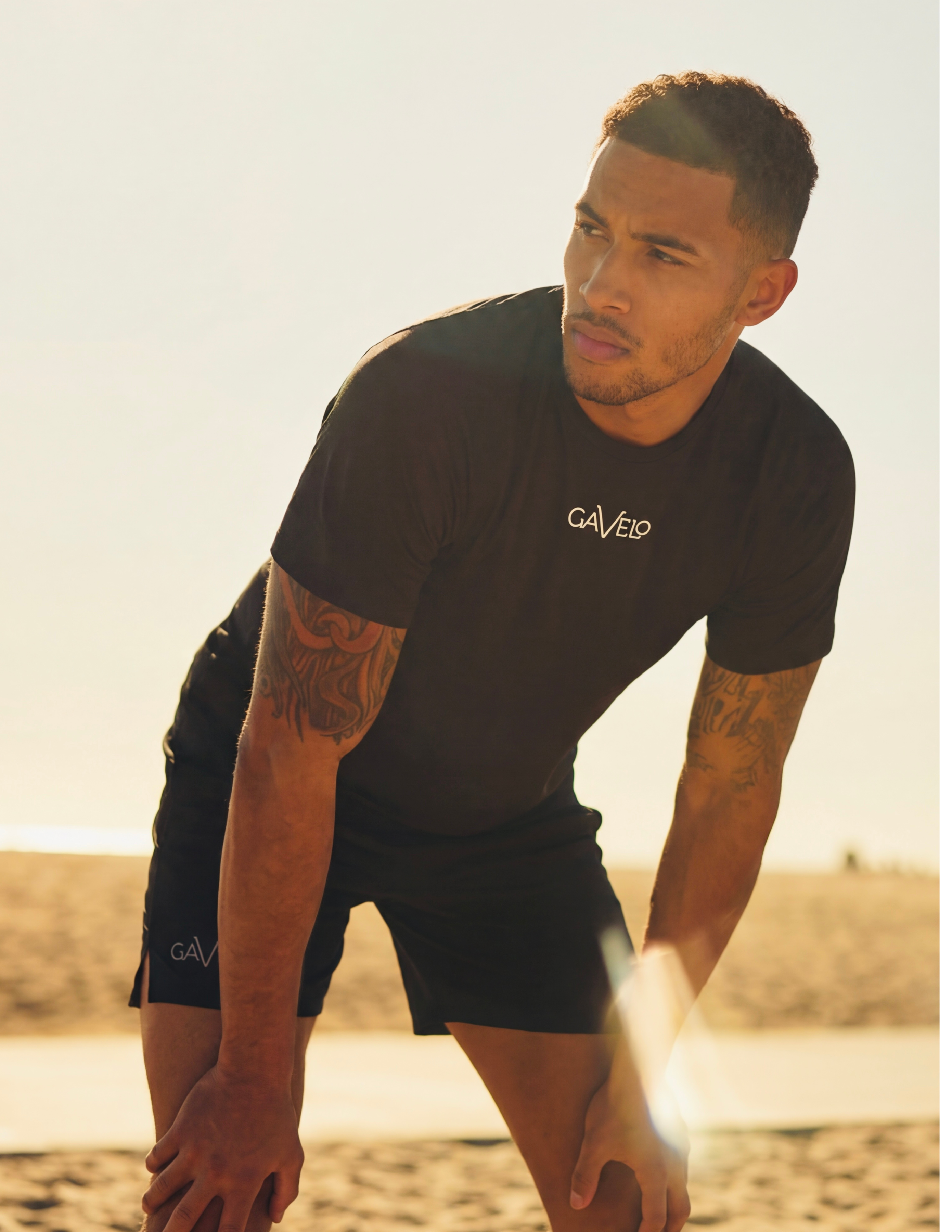 GAVELO Clean Tee Black