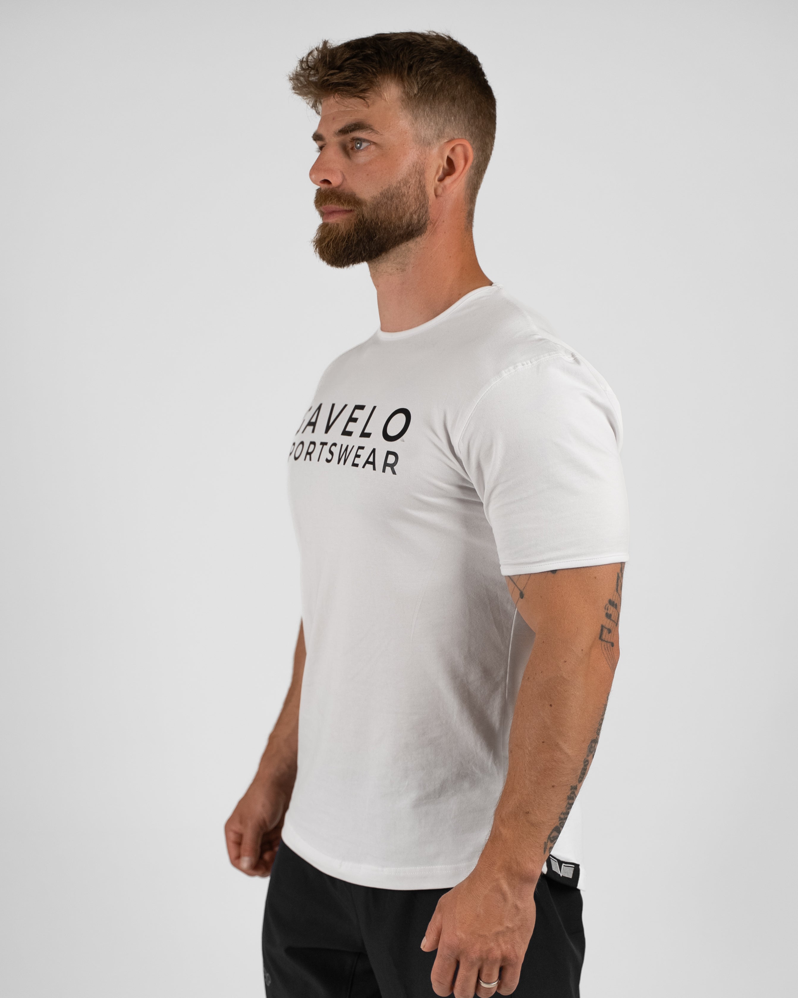 GAVELO Athleisure T-Shirt White