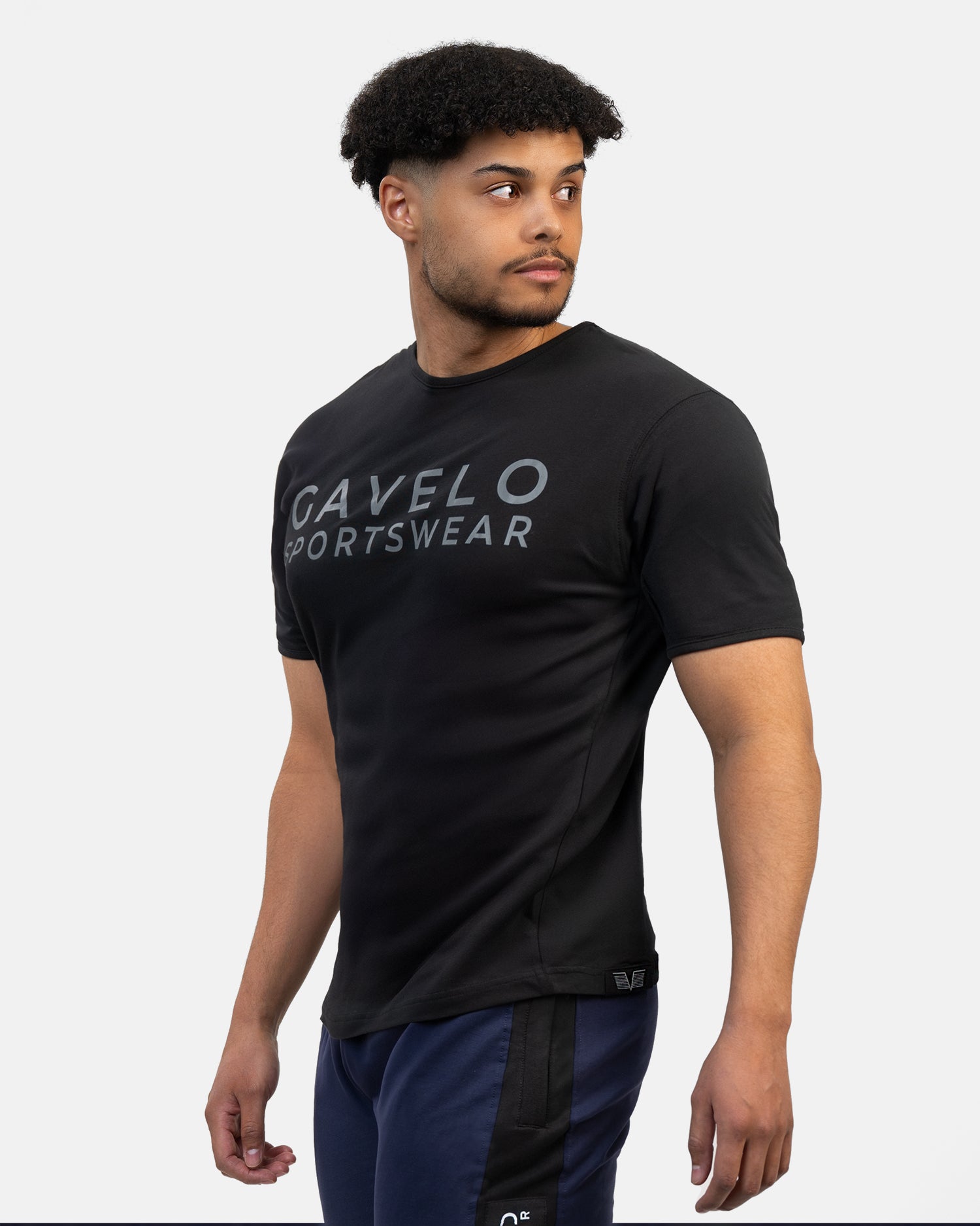 GAVELO Athleisure T-Shirt Black