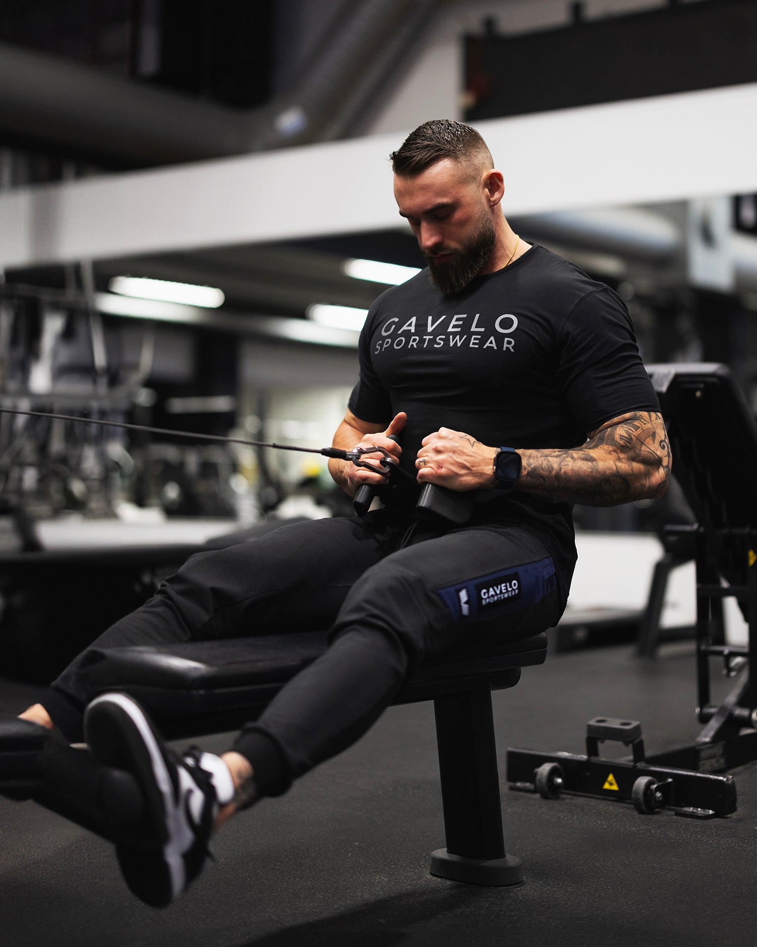 GAVELO Athleisure T-Shirt Black