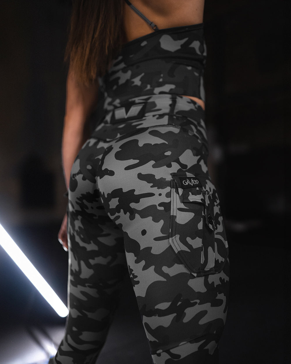 GAVELO Cargo Camo Stealth Leggings