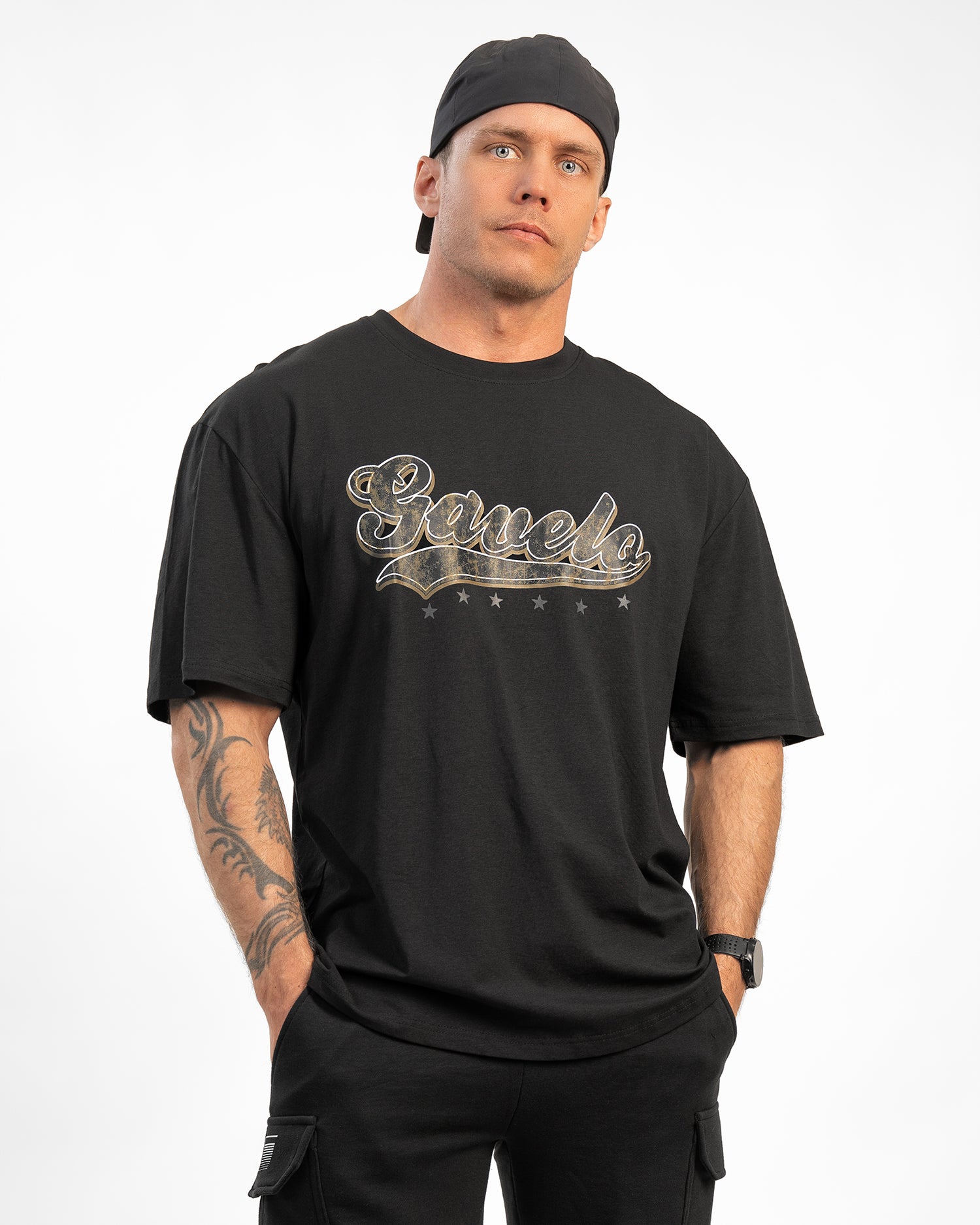 GAVELO El Segundo Oversize T-Shirt Black