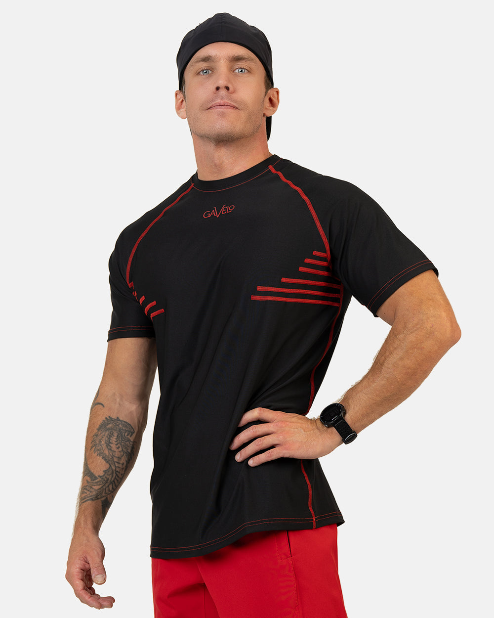 GAVELO Performance Redline Rashguard T-shirt