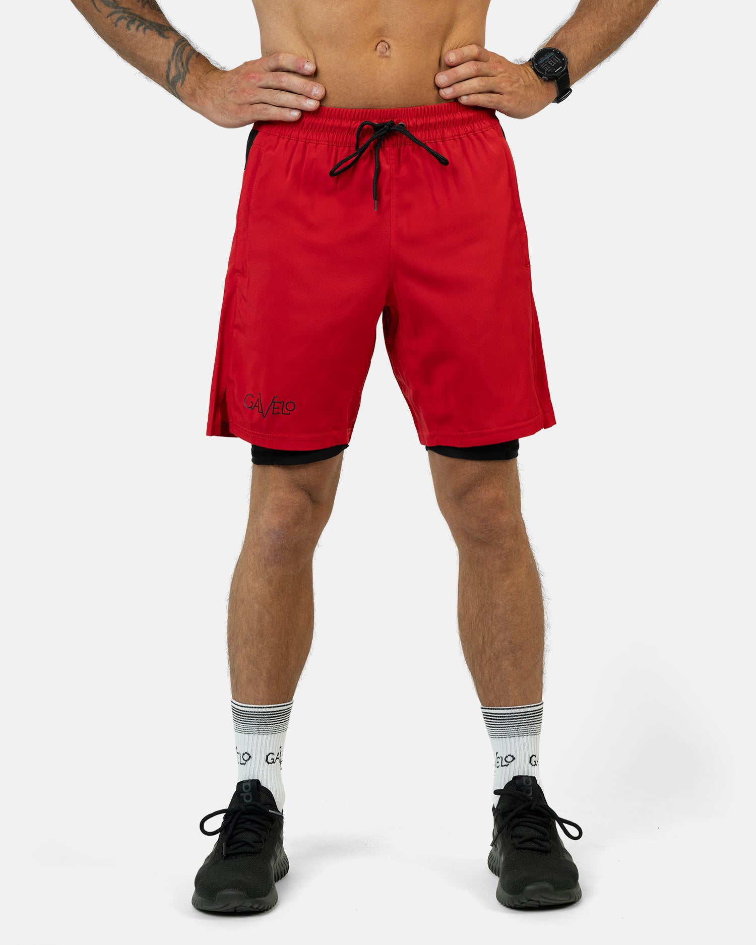 GAVELO Performance Shorts Red