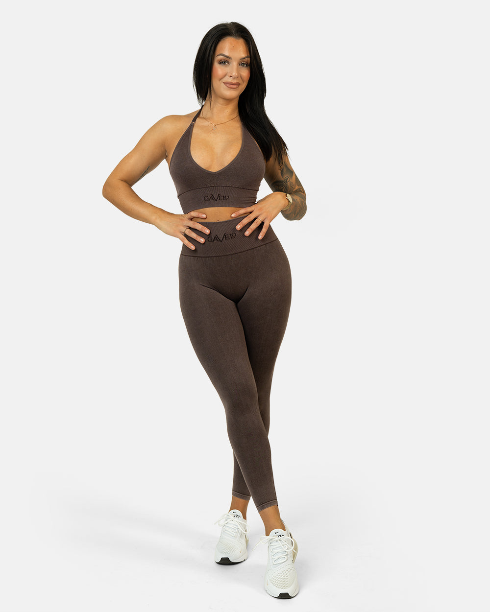 GAVELO Seamless WonderBum Chocolate Plum Leggings