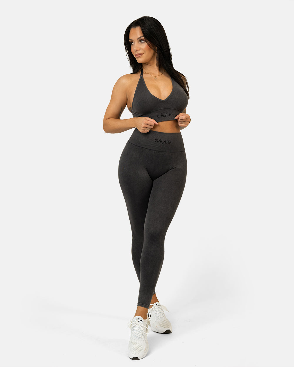 GAVELO Seamless WonderBum Graphite Tights