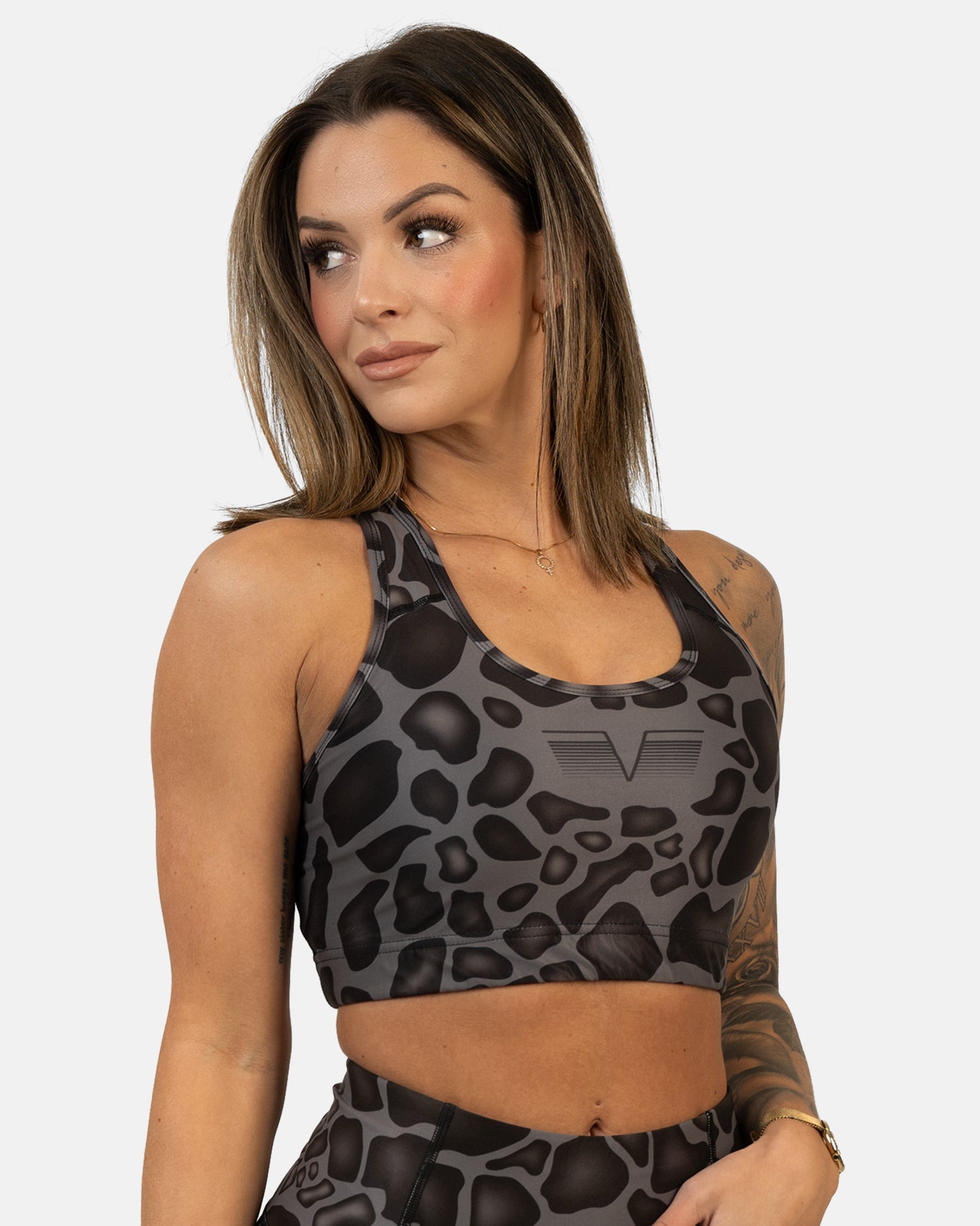 GAVELO Giraffe Black Sport bra