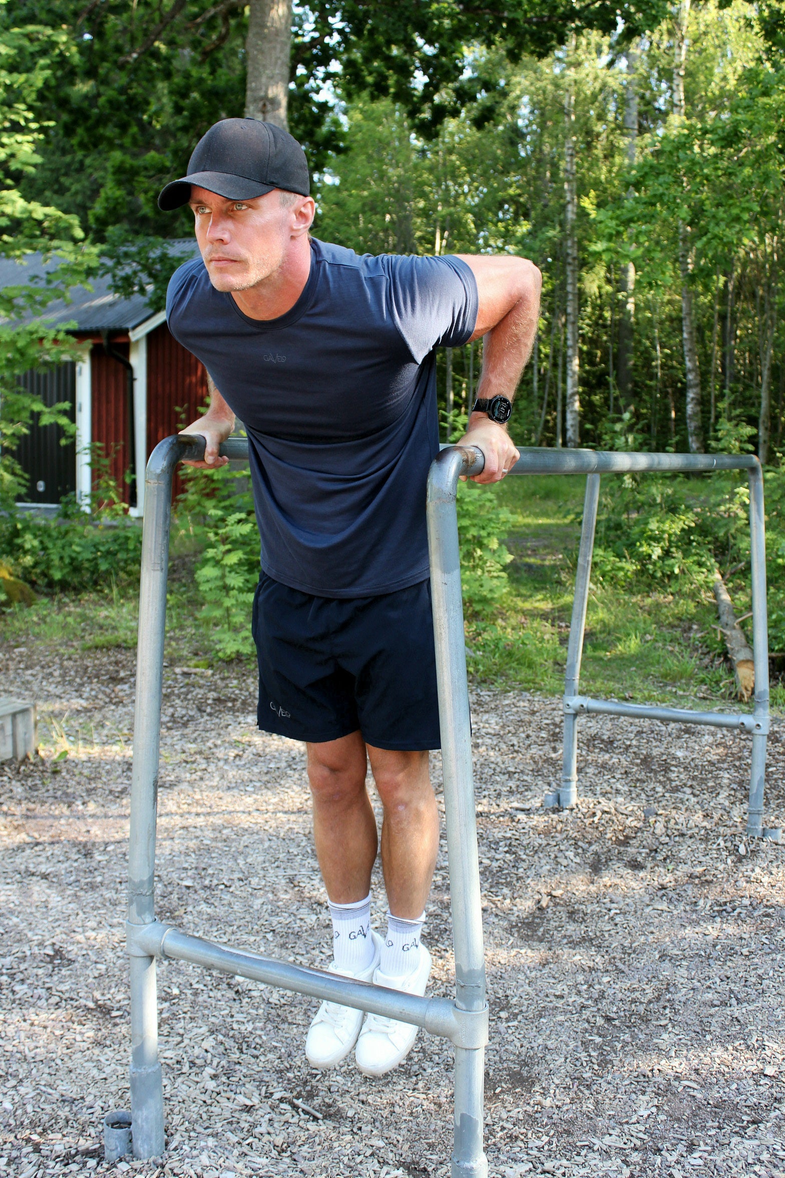 GAVELO Active Tee Dark Blue