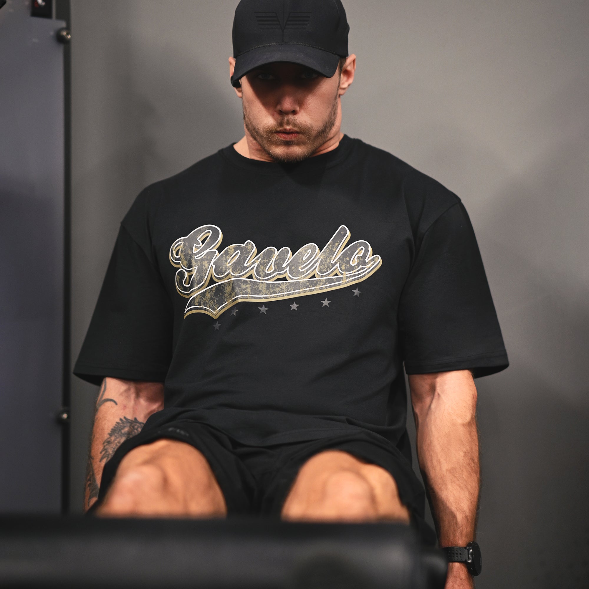 GAVELO El Segundo Oversize T-Shirt Schwarz