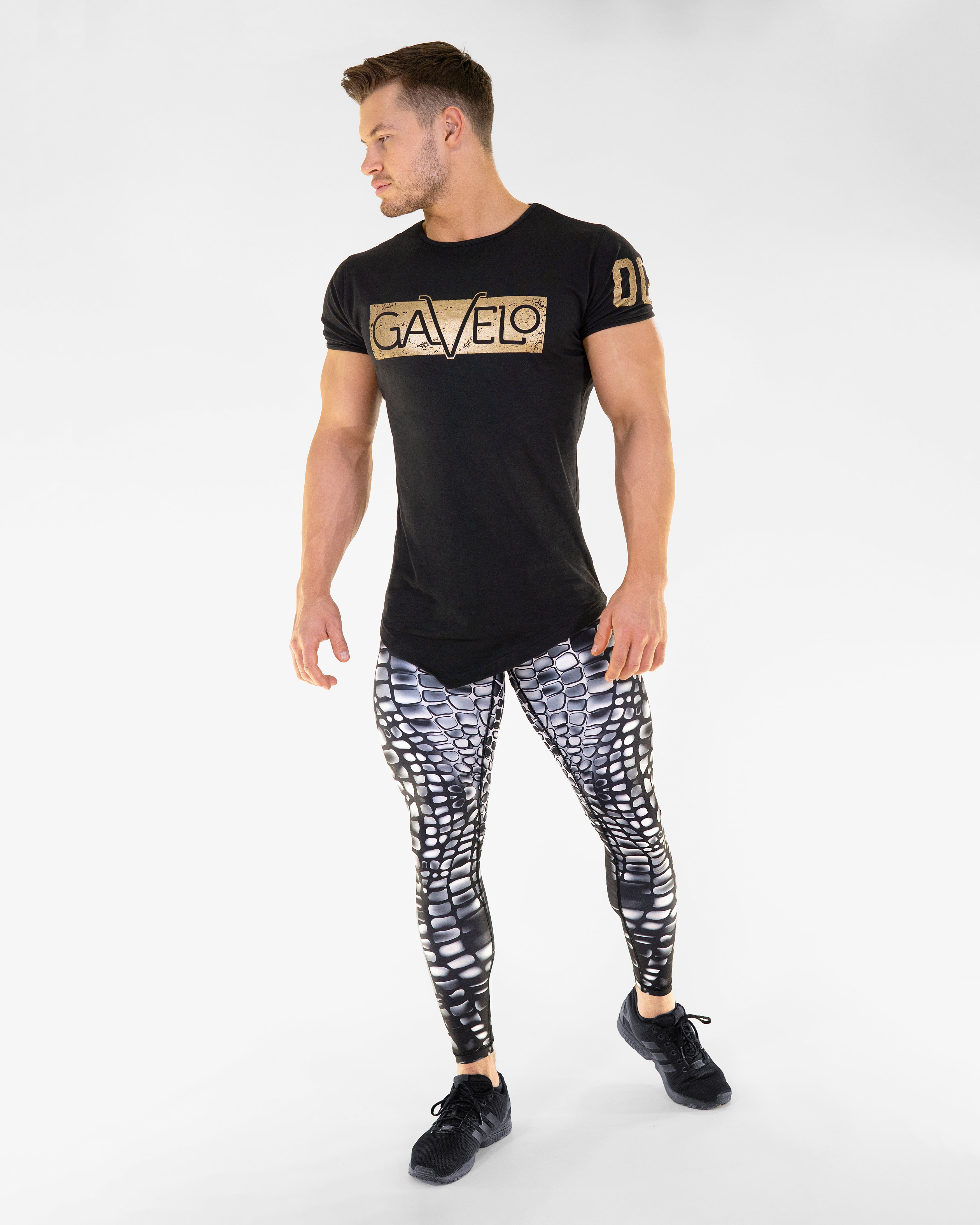 GAVELO Marvellizzard Black Compression Tights