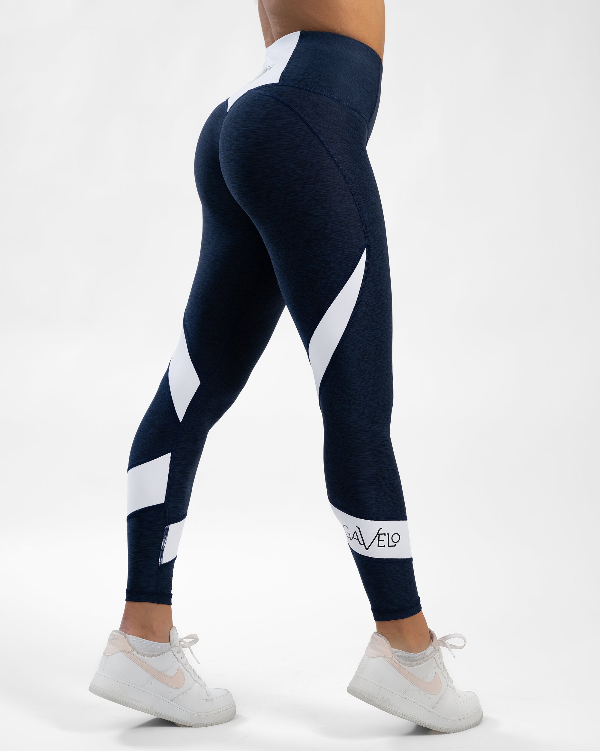 GAVELO Navy Swirl Comfort Tights