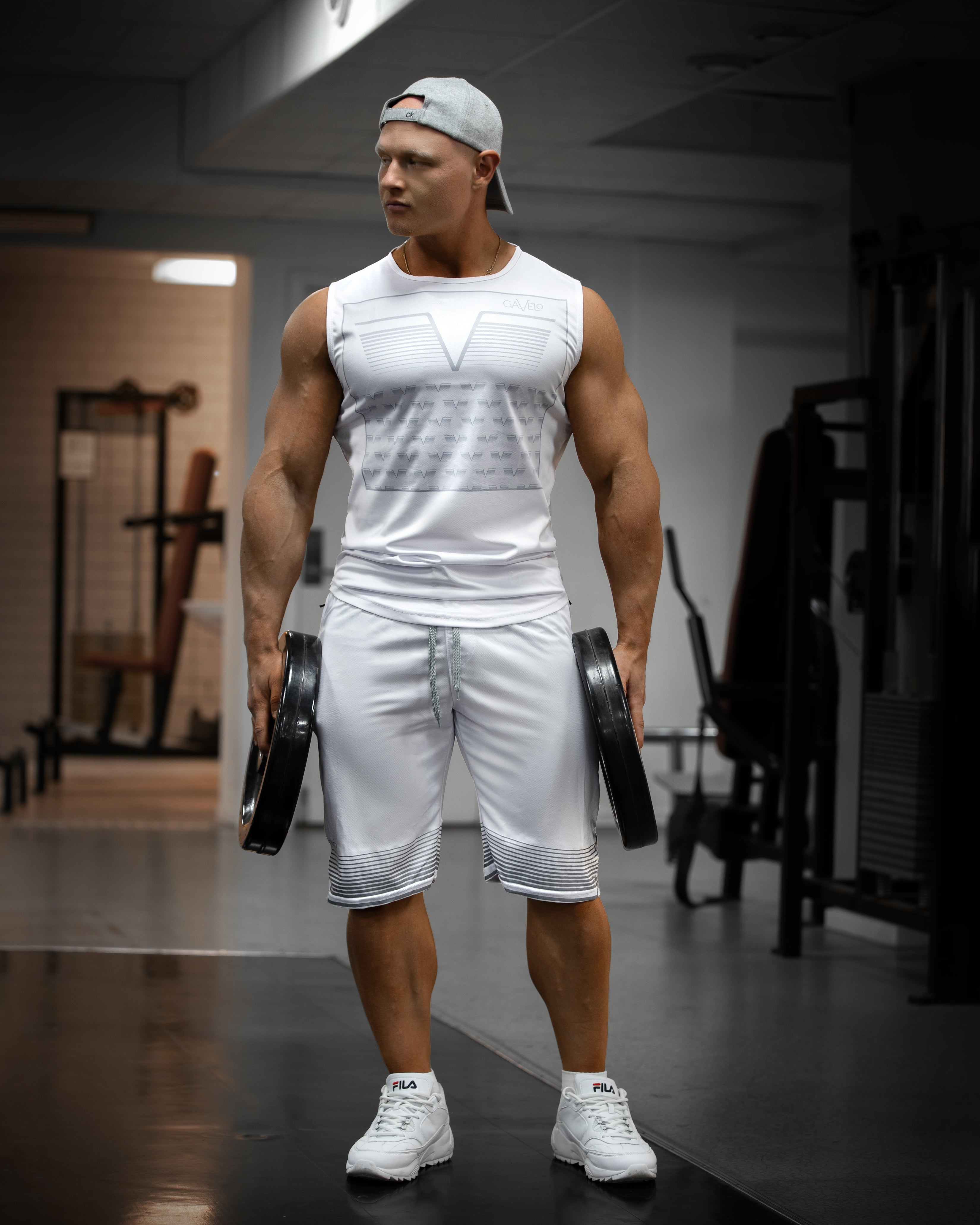 GAVELO Sniper White Shorts