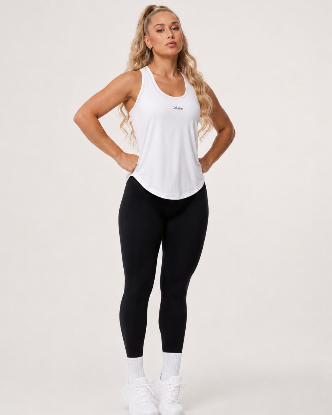 GAVELO Pace Tank Top White