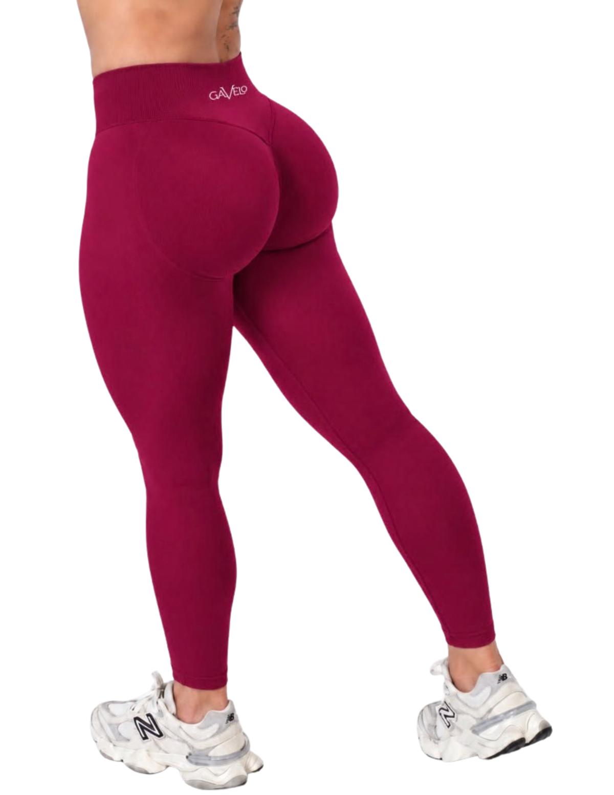 GAVELO Seamless Lift Set Tights + Bra Deep Red