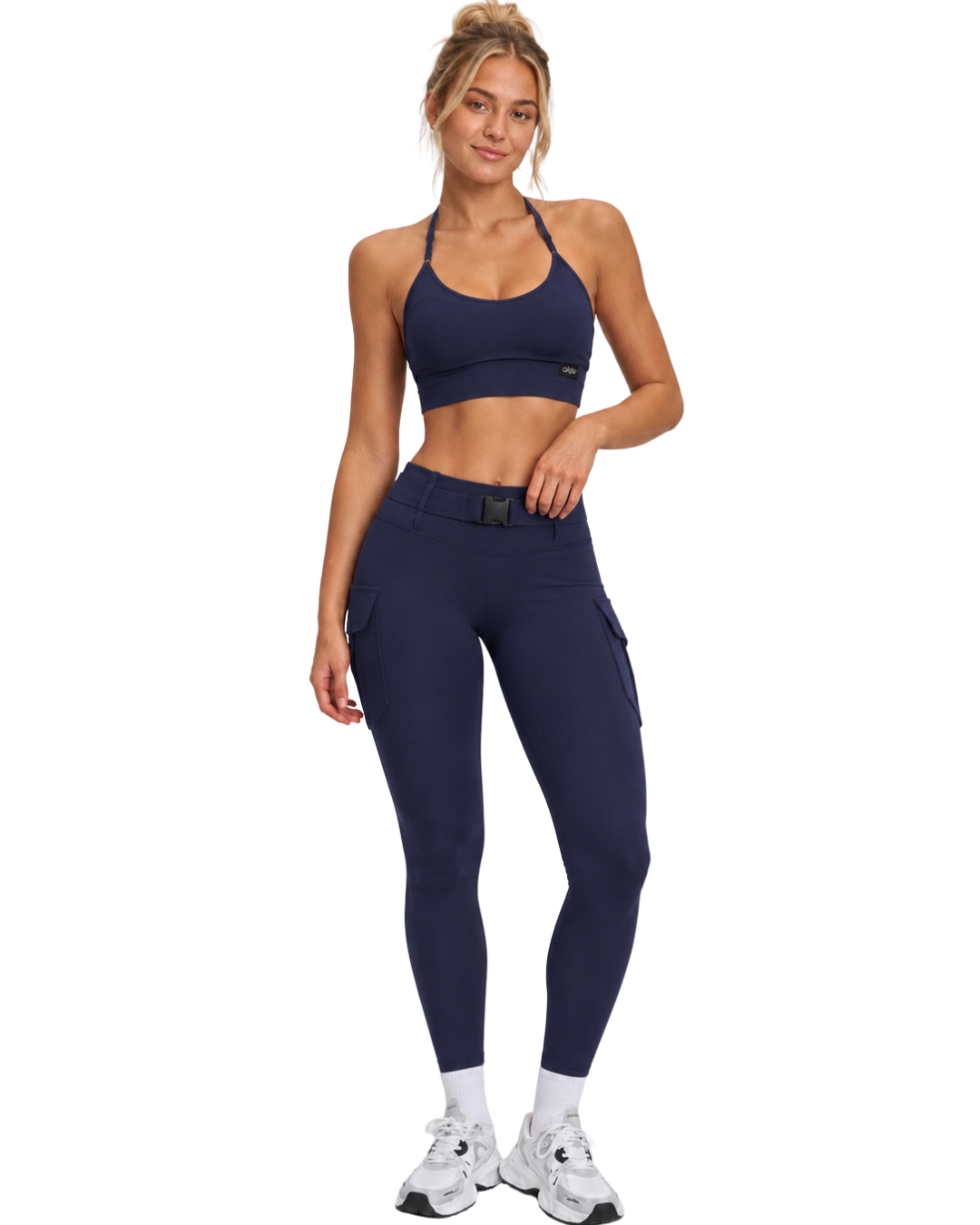 GAVELO Cargo Leggings Dark Navy