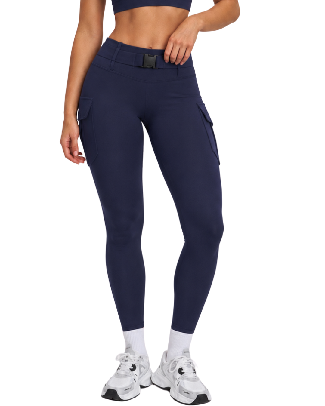 GAVELO Cargo Leggings Dark Navy