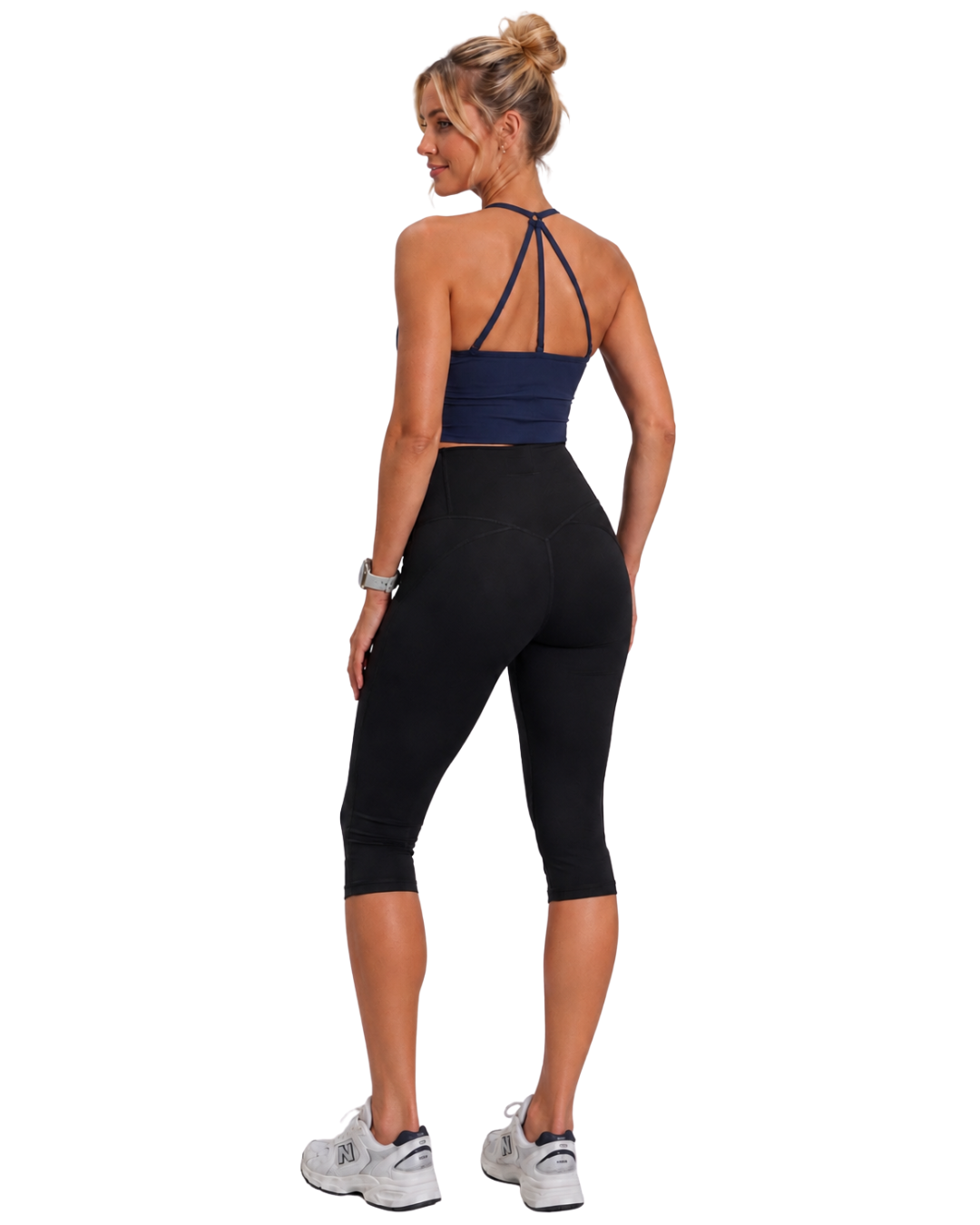 GAVELO Shape Capri Tights Black