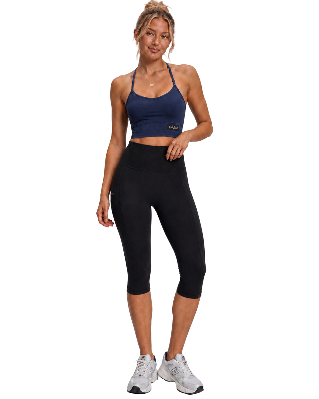 GAVELO Shape Capri Tights Black