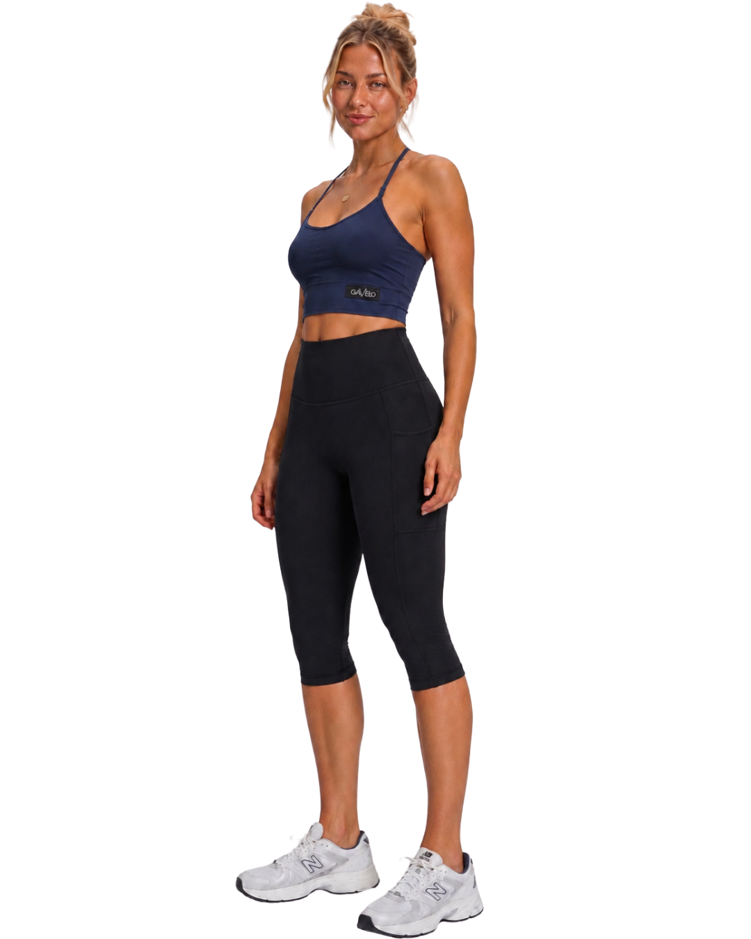 GAVELO Shape Capri Tights Black