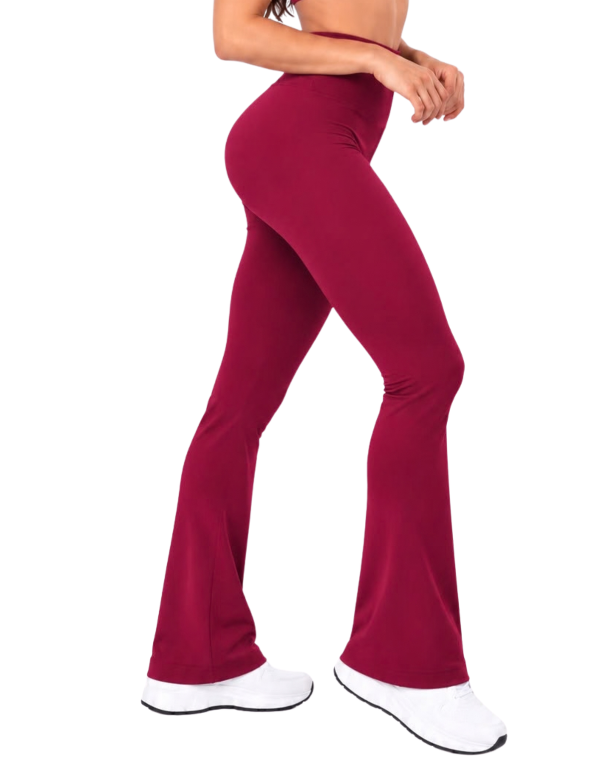 GAVELO Seamless Lift Flare Tights Deep Red