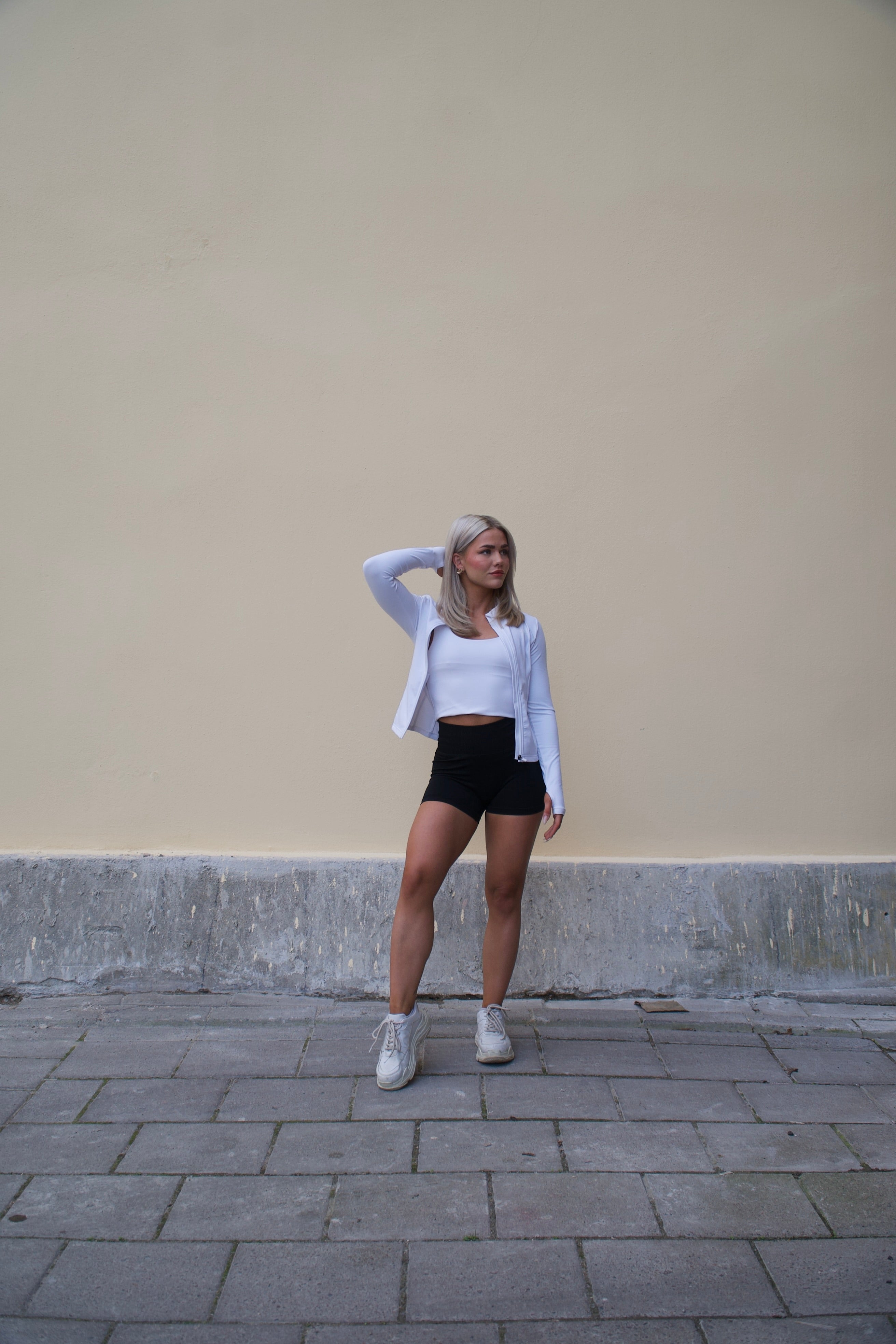 GAVELO Zip jacket White