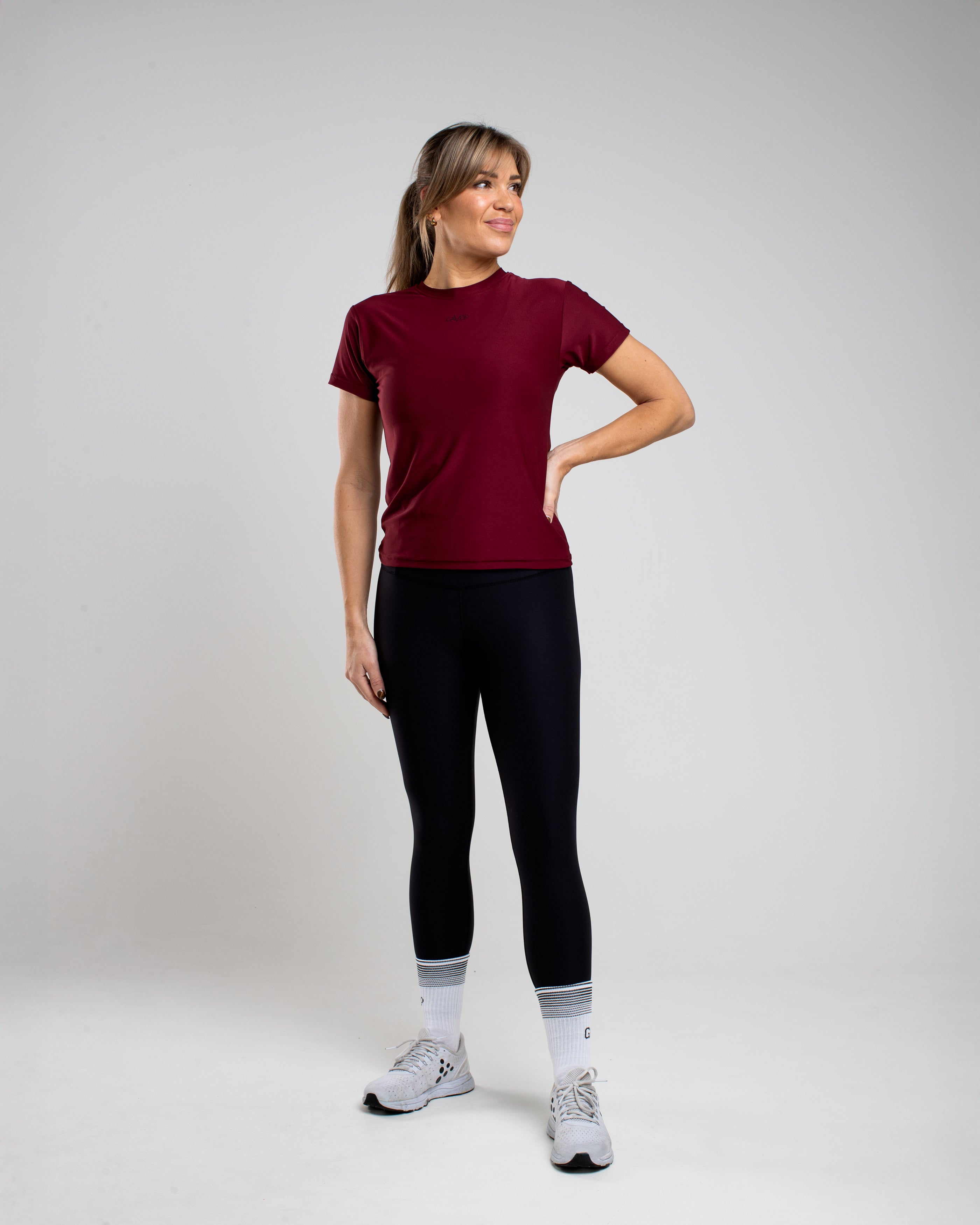 GAVELO  Pace Tee Burgundy