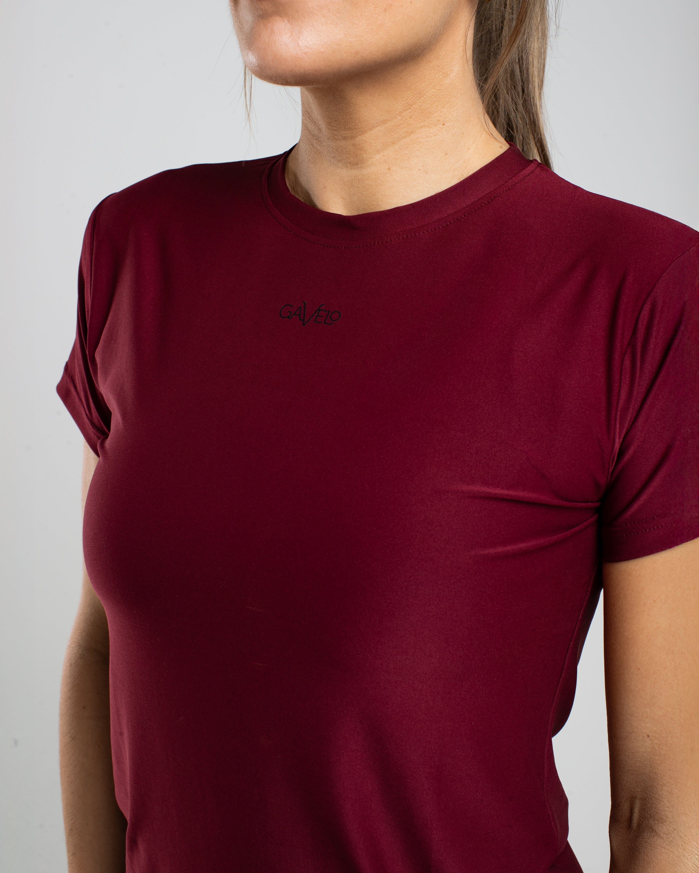 GAVELO  Pace Tee Burgundy