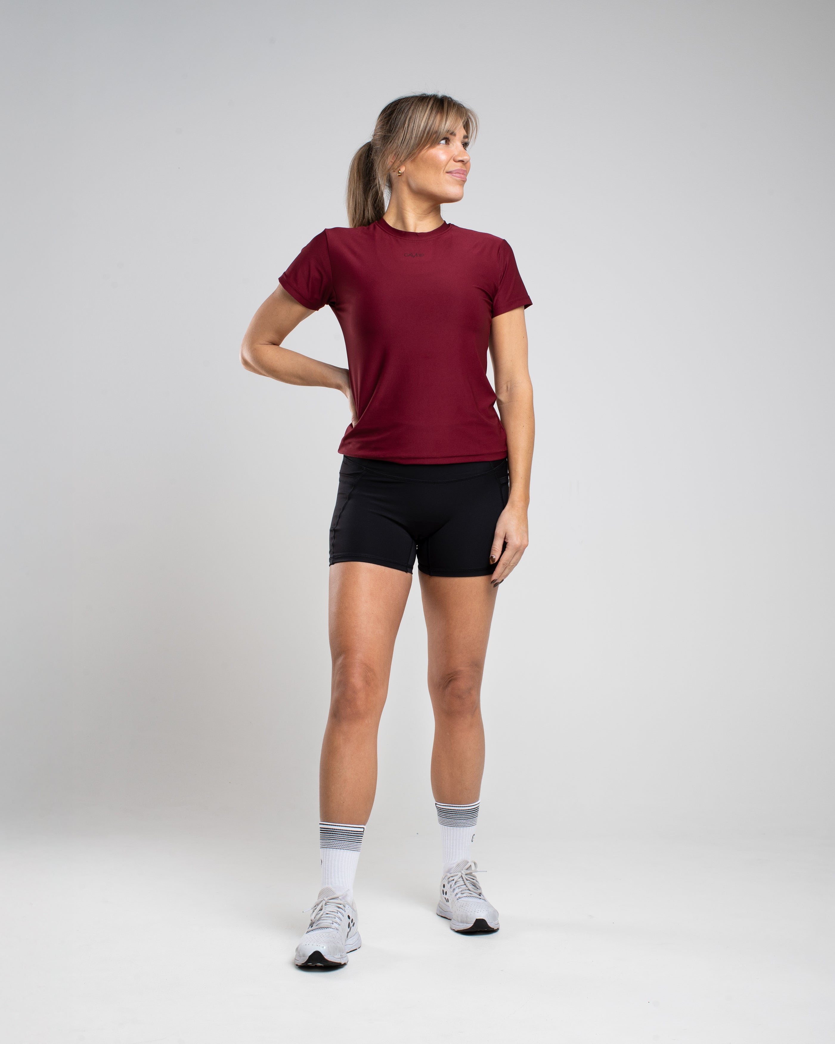 GAVELO  Pace Tee Burgundy