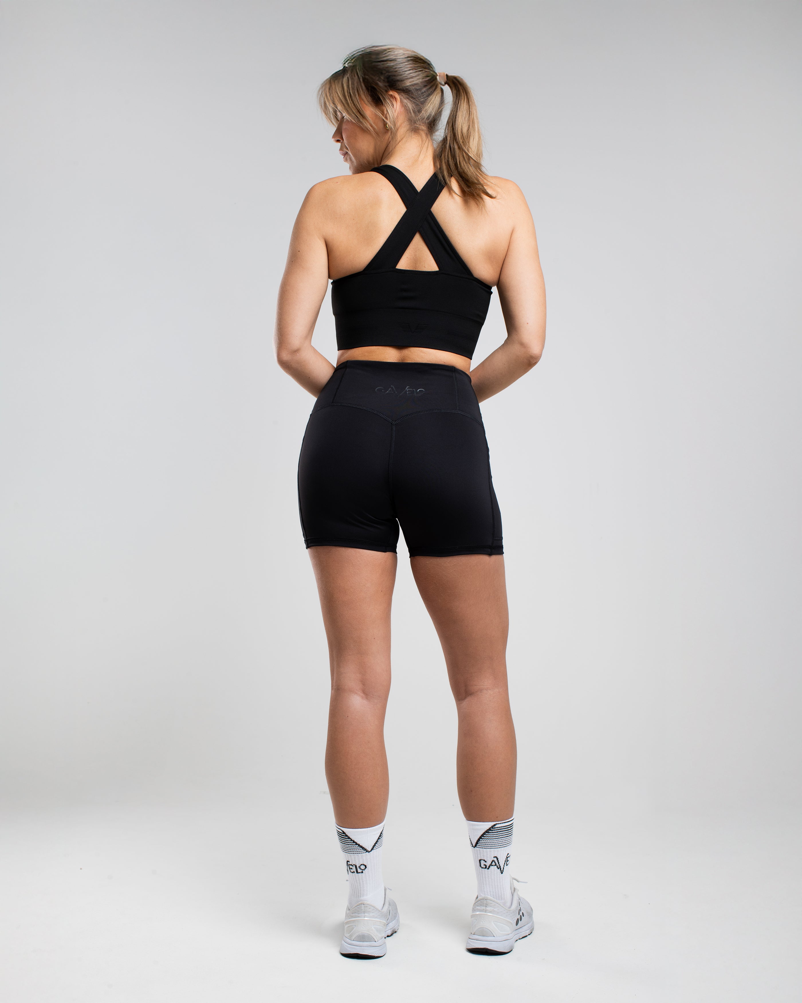 GAVELO Black Pocket Shorts