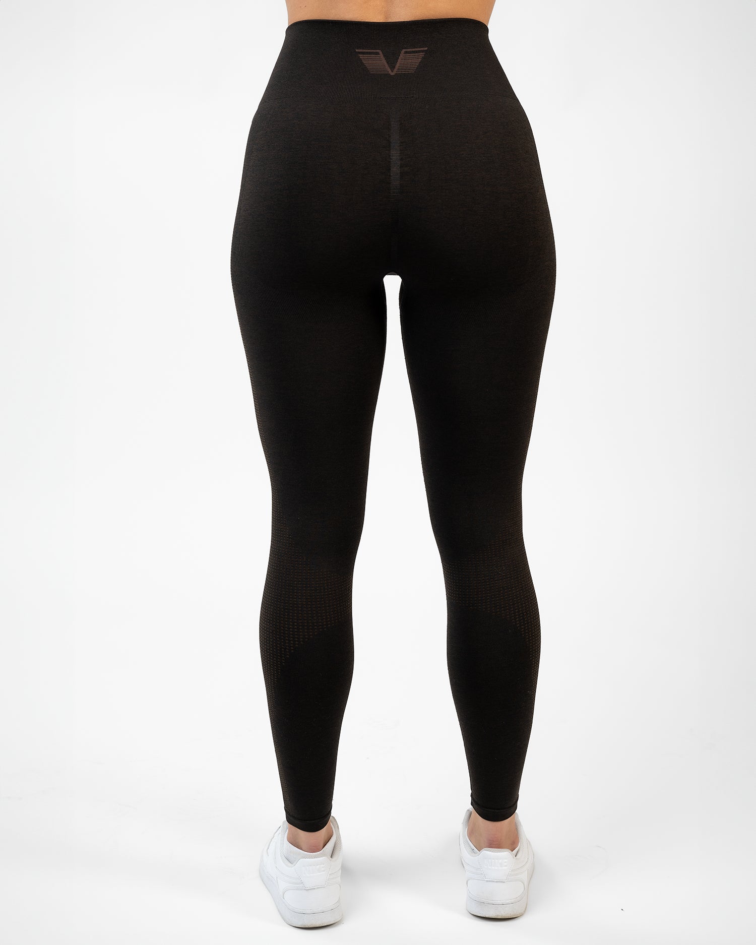 GAVELO Seamless Booster Melange Mocha Tights