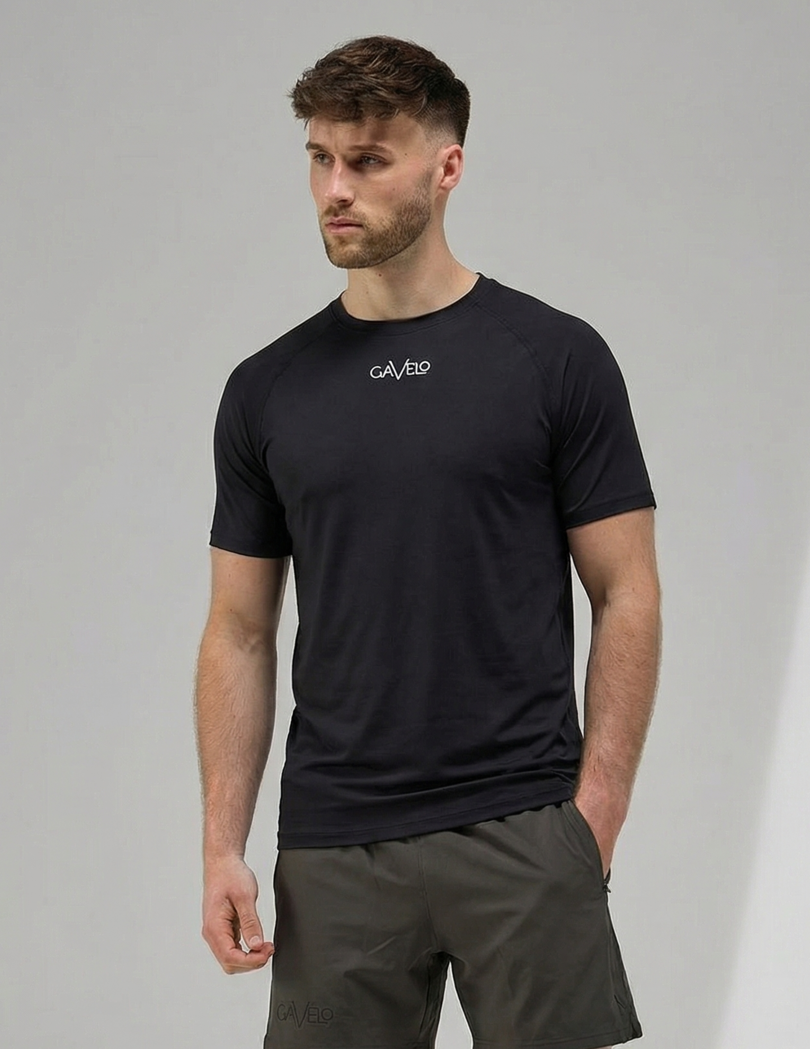GAVELO Clean Tee Black