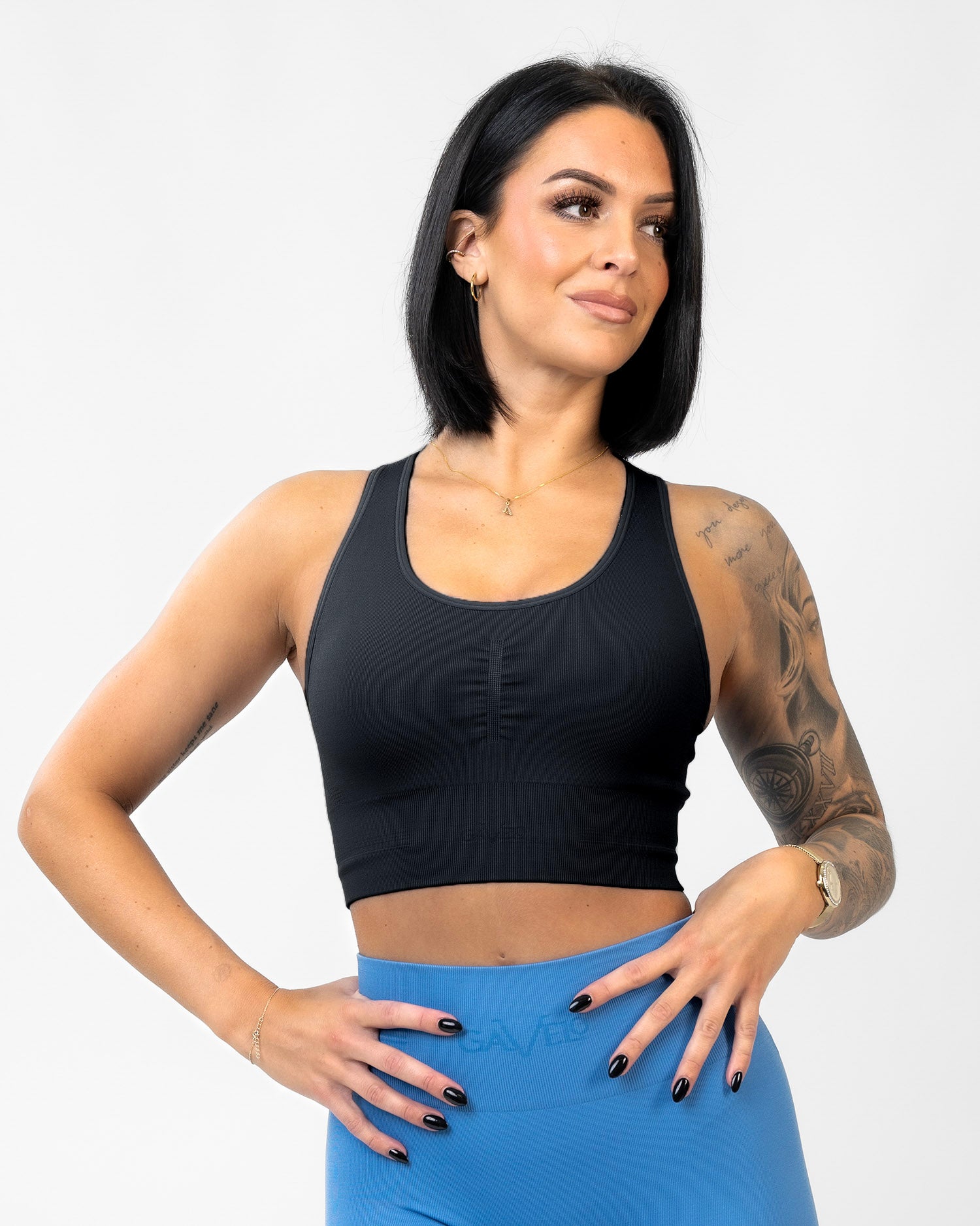 GAVELO Seamless Signature Sport-Bra Black