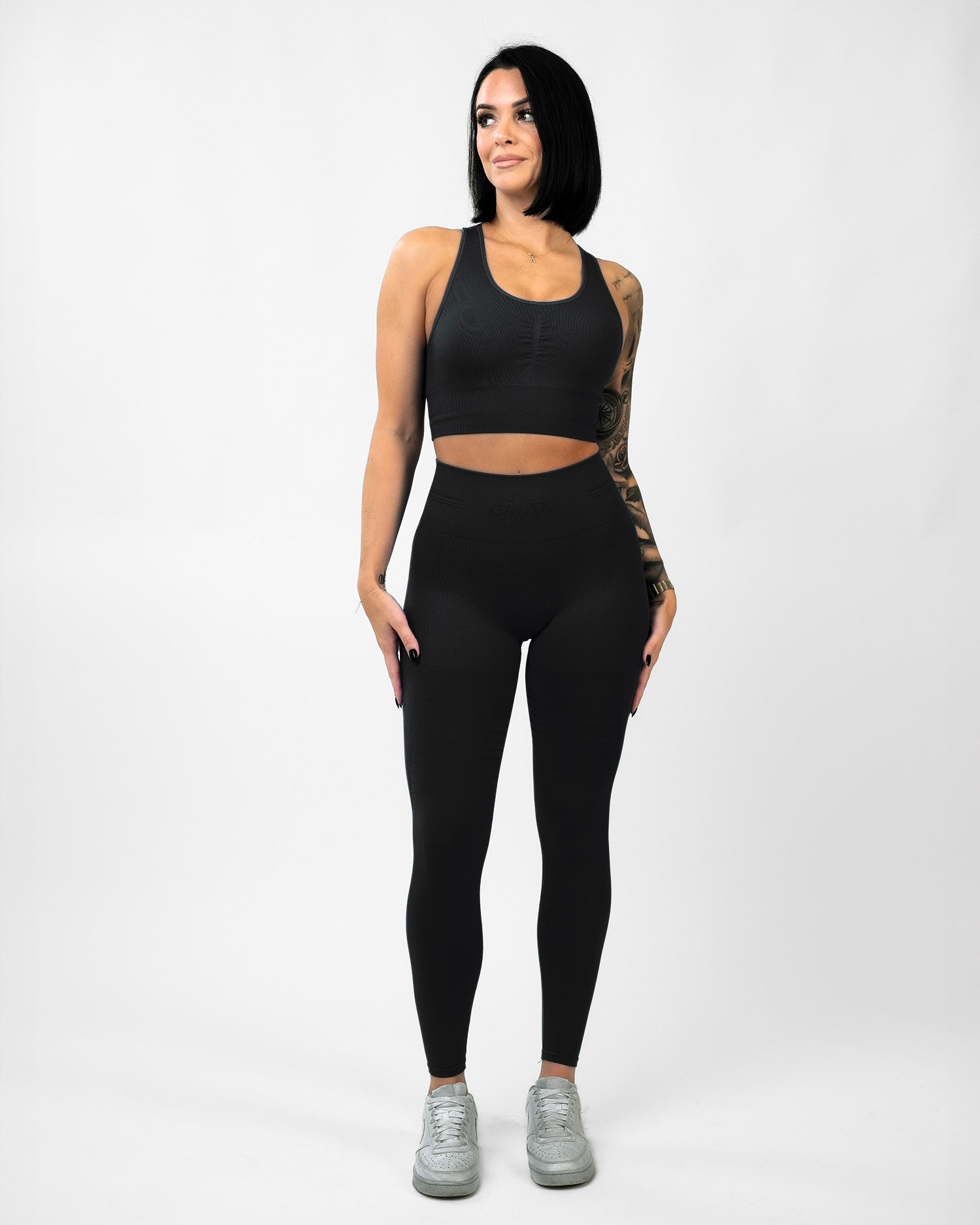 GAVELO Seamless Signature Sport-Bra Black
