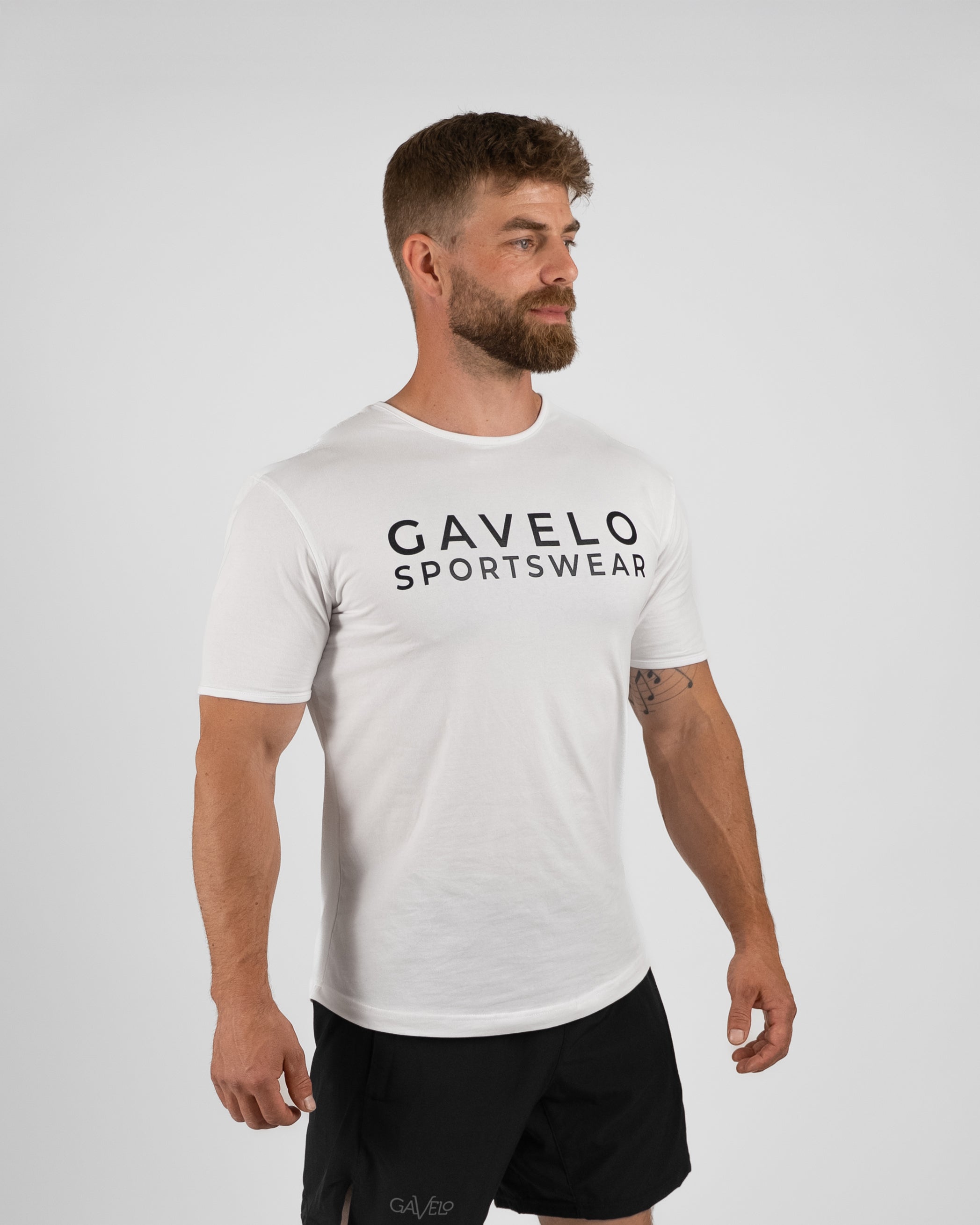 GAVELO Athleisure T-Shirt Black