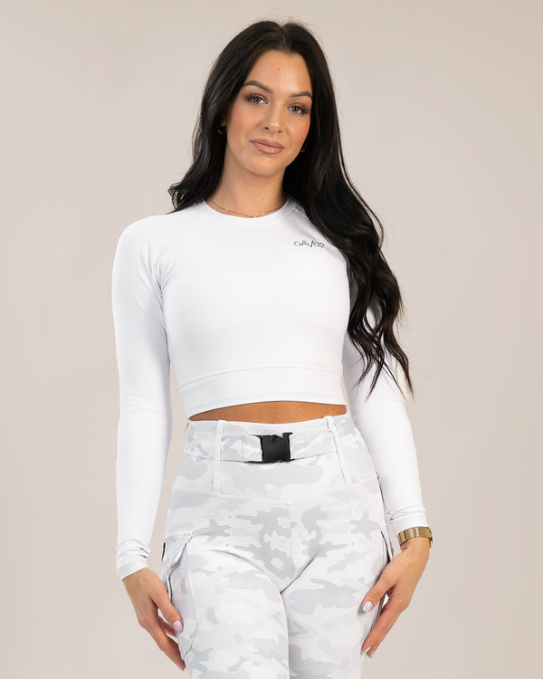 GAVELO Cropped Long Sleeve Frost