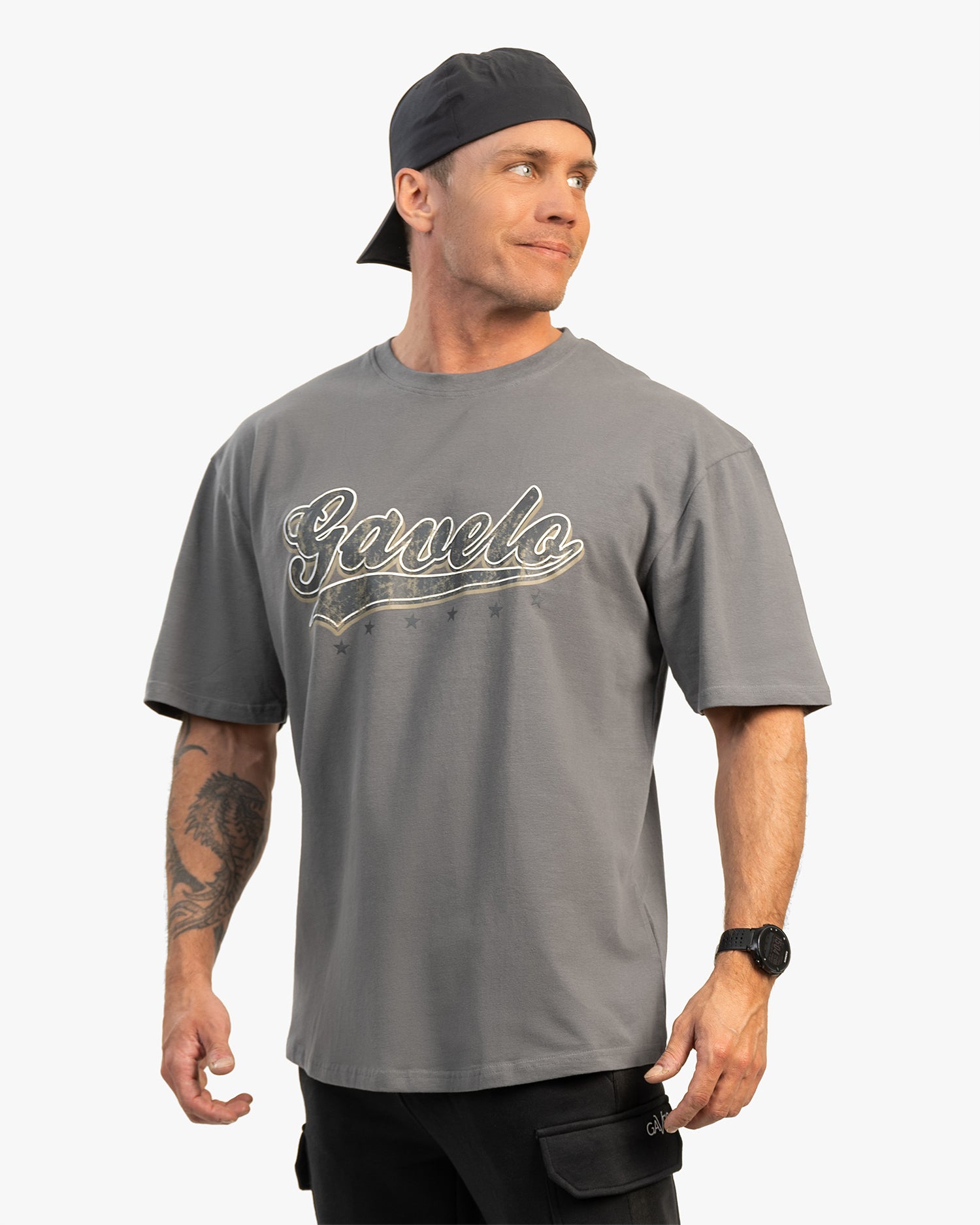 GAVELO El Segundo Oversize T-Shirt Steel Grey