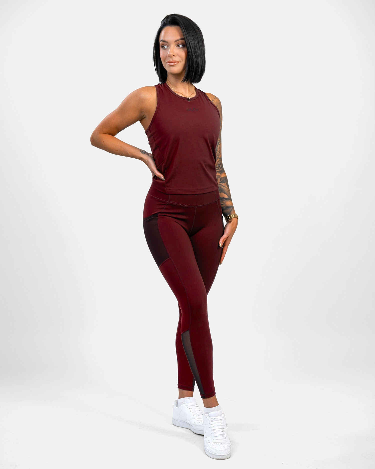 GAVELO Empower Pocket Tights Bordeaux