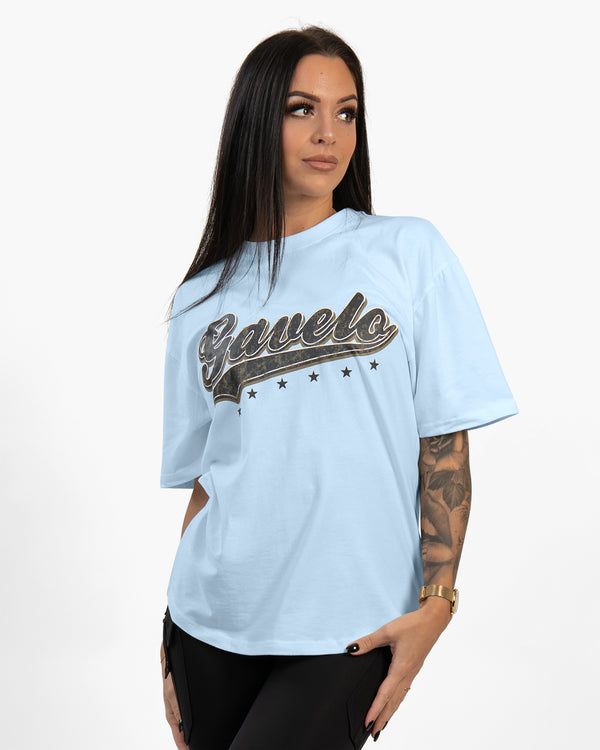GAVELO  Morro Oversize T-shirt Blue