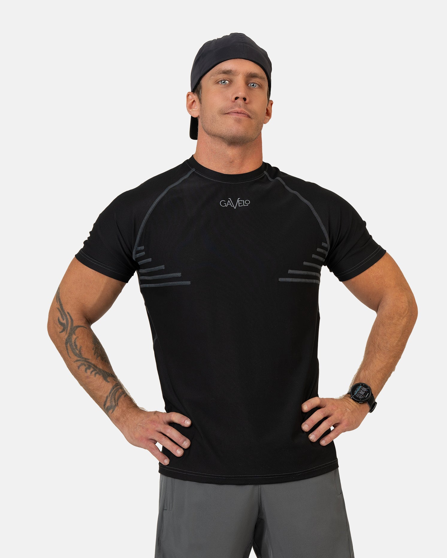 GAVELO Performance Greyline Rashguard T-shirt